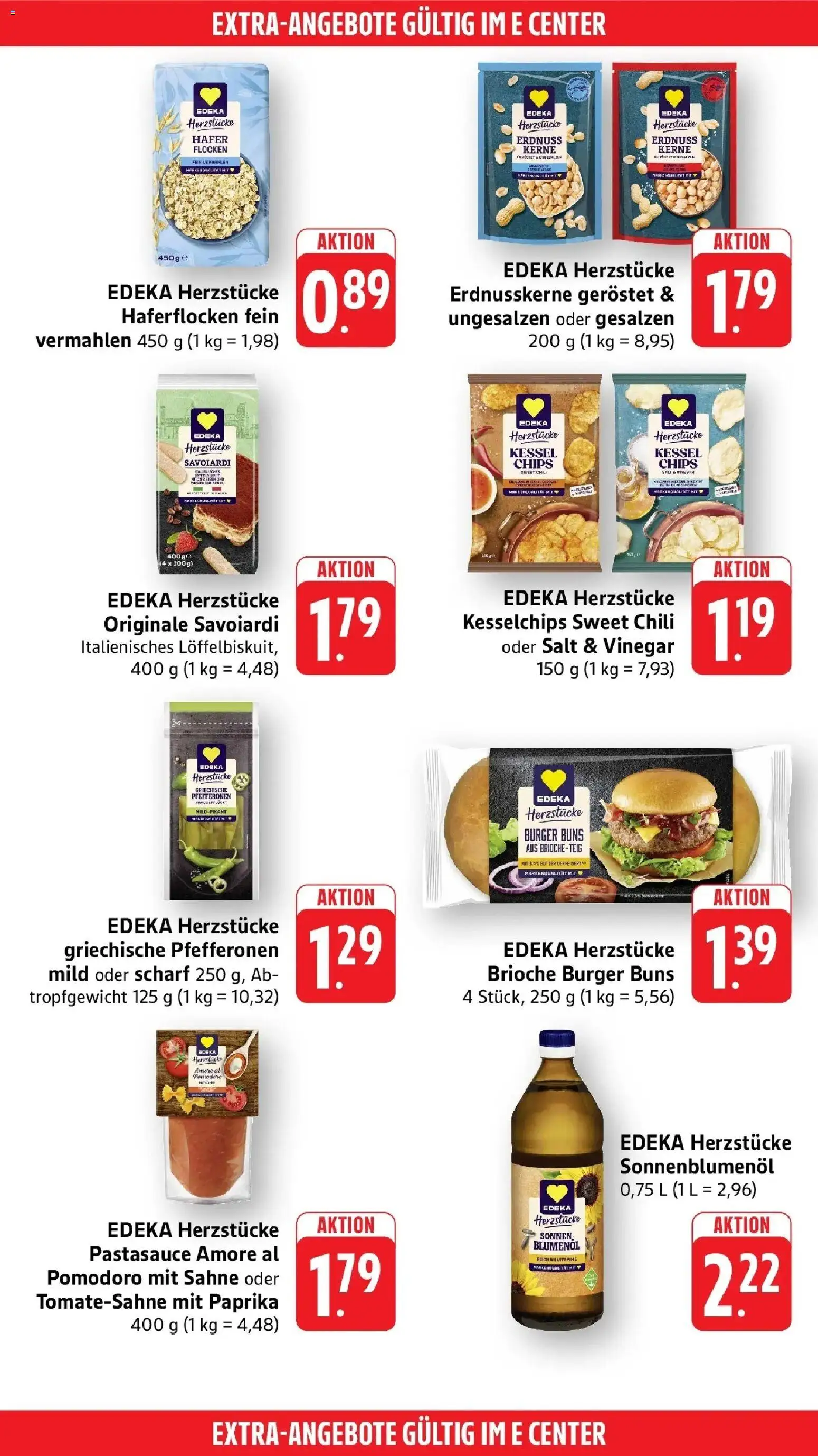 E center Prospekt Reutlingen (ab 07.09.2026) zum Blättern | Seite: 45 | Produkte: Sonnenblumenol, Burger, Paprika, Chili