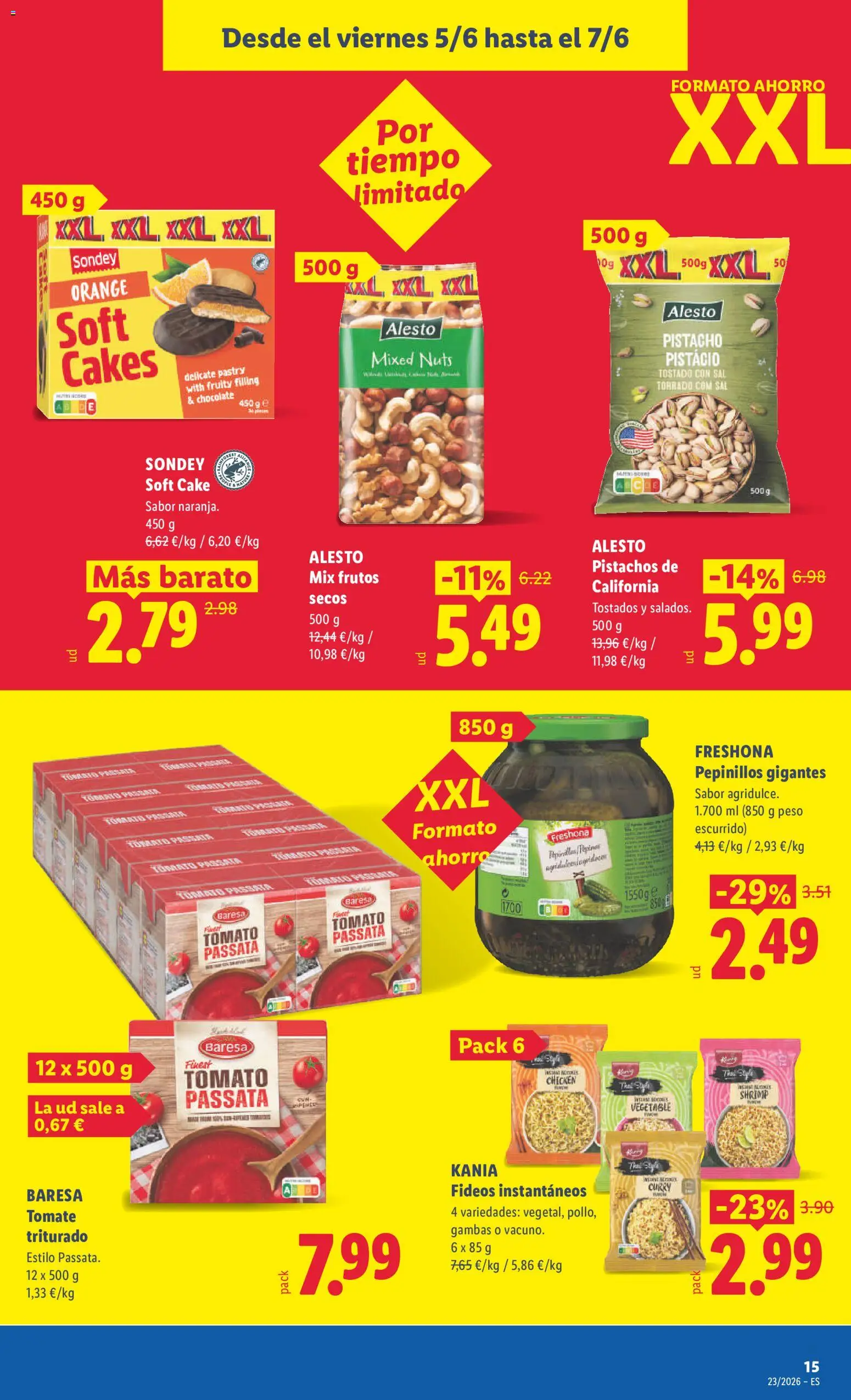 Lidl folleto Illes Balears │ válido desde el 01.06.2026 | Página: 35 | Productos: Chocolate, Fideos, Peso, Tomate triturado