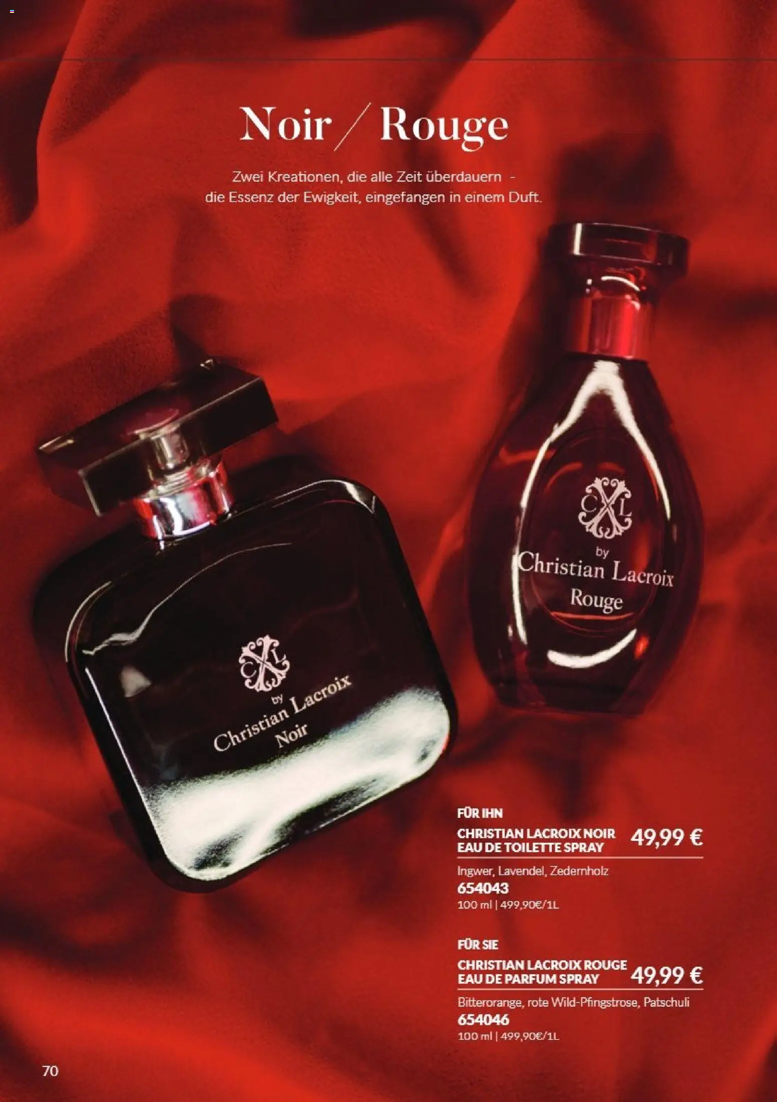 AVON Katalog Oktober 2026 – gültig ab 01.10.2026 | Seite: 70 | Produkte: Toilette, Parfüm, Eau de Toilette, Eau de Parfum