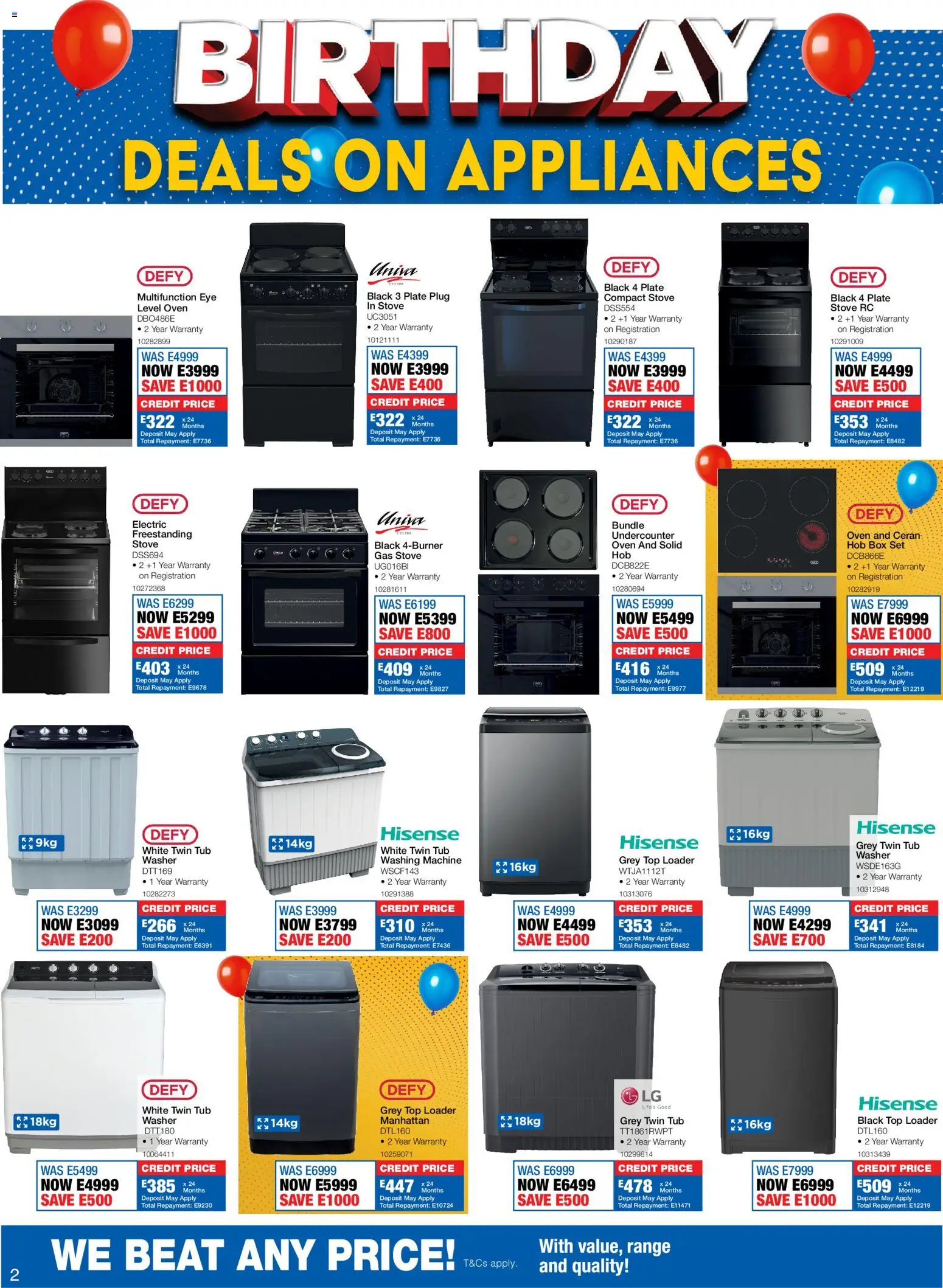 New OK Furniture catalogue – valid from 15.06.2026 | Page: 2 | Products: Washing machine, Hob, Plate, Gas stove