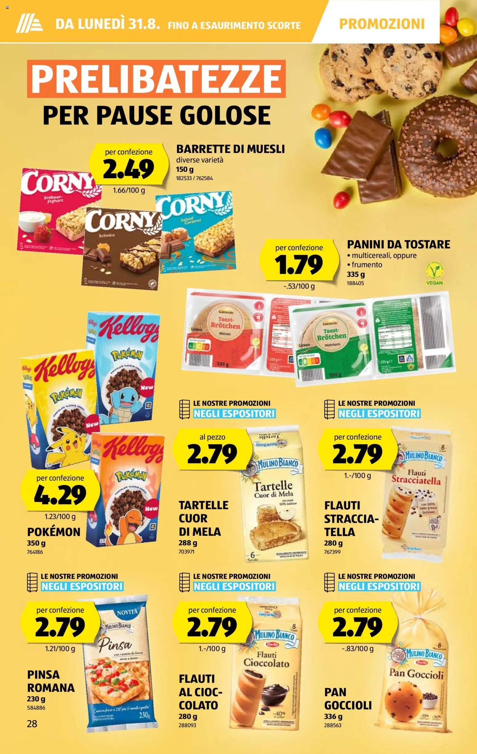 Aldi aktionen IT – gültig ab 27.08.2026 | Seite: 28 | Produkte: Joghurt, Pizza, Apple