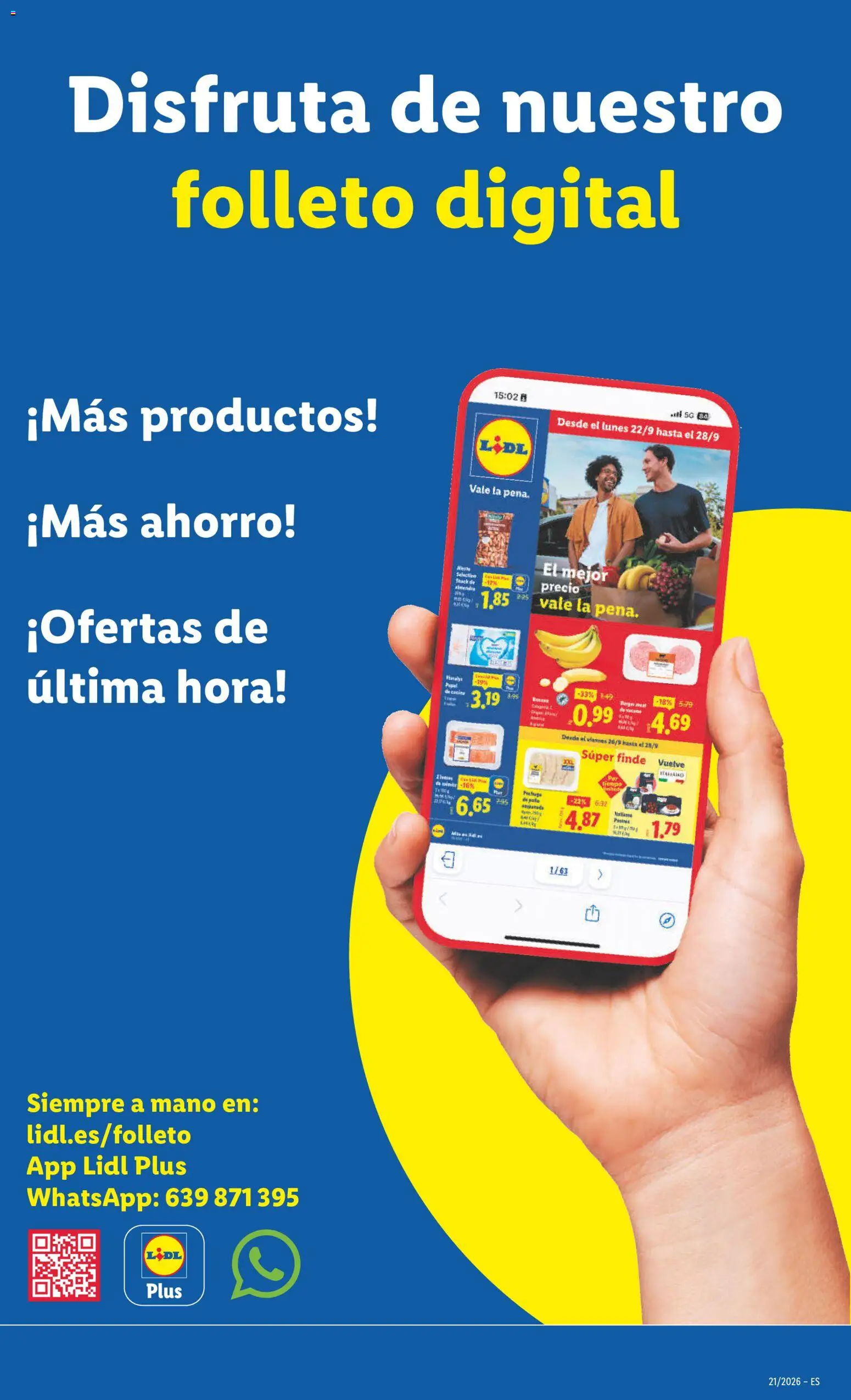 Lidl folleto │ válido desde el 18.05.2026 | Página: 15 | Productos: Pechuga de pollo fileteada, Pizza, Cocina