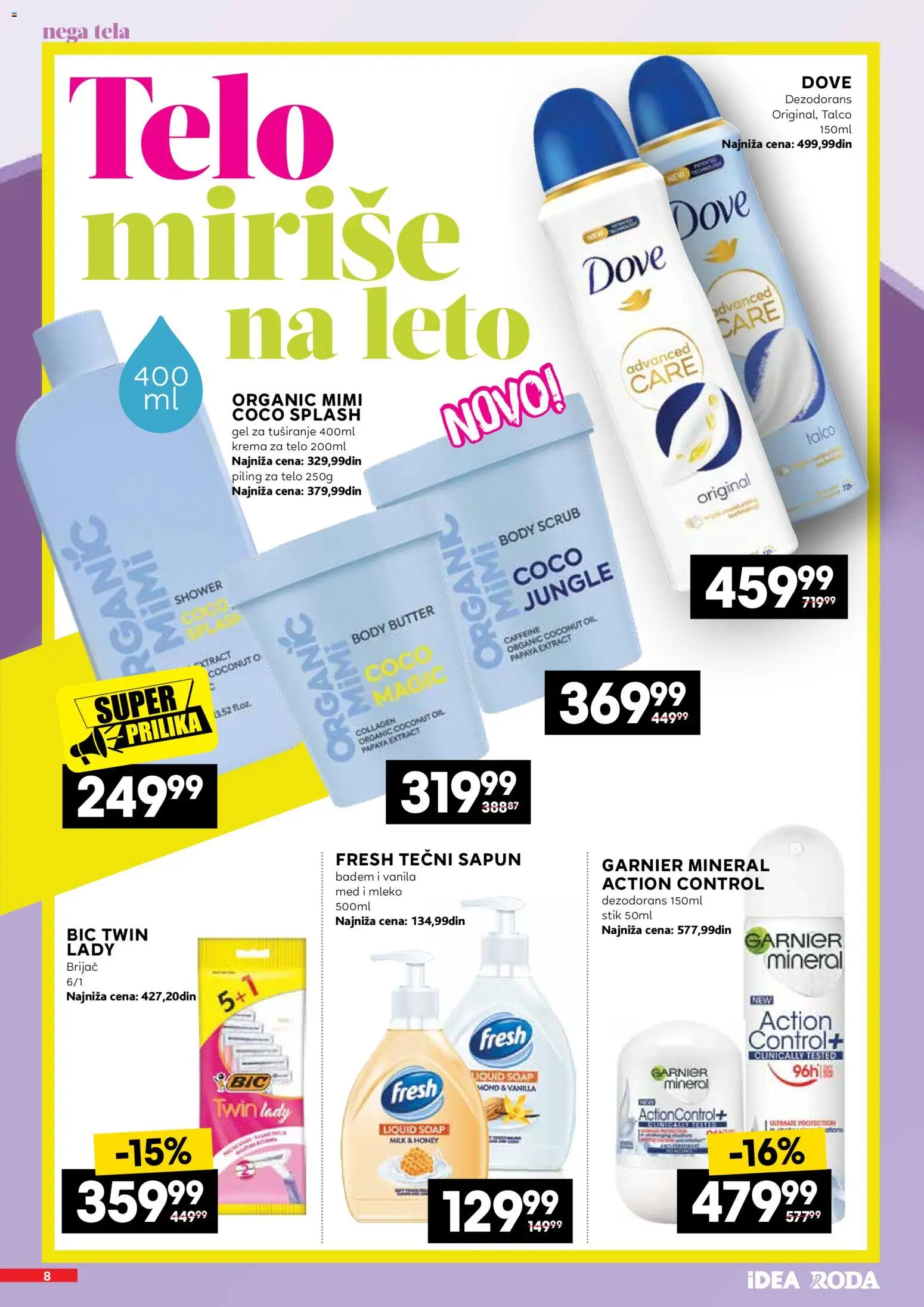 Roda katalog - važi od 11.06.2026 | Strana: 8 | Proizvode: Garnier, Krema, Med, Dezodorans
