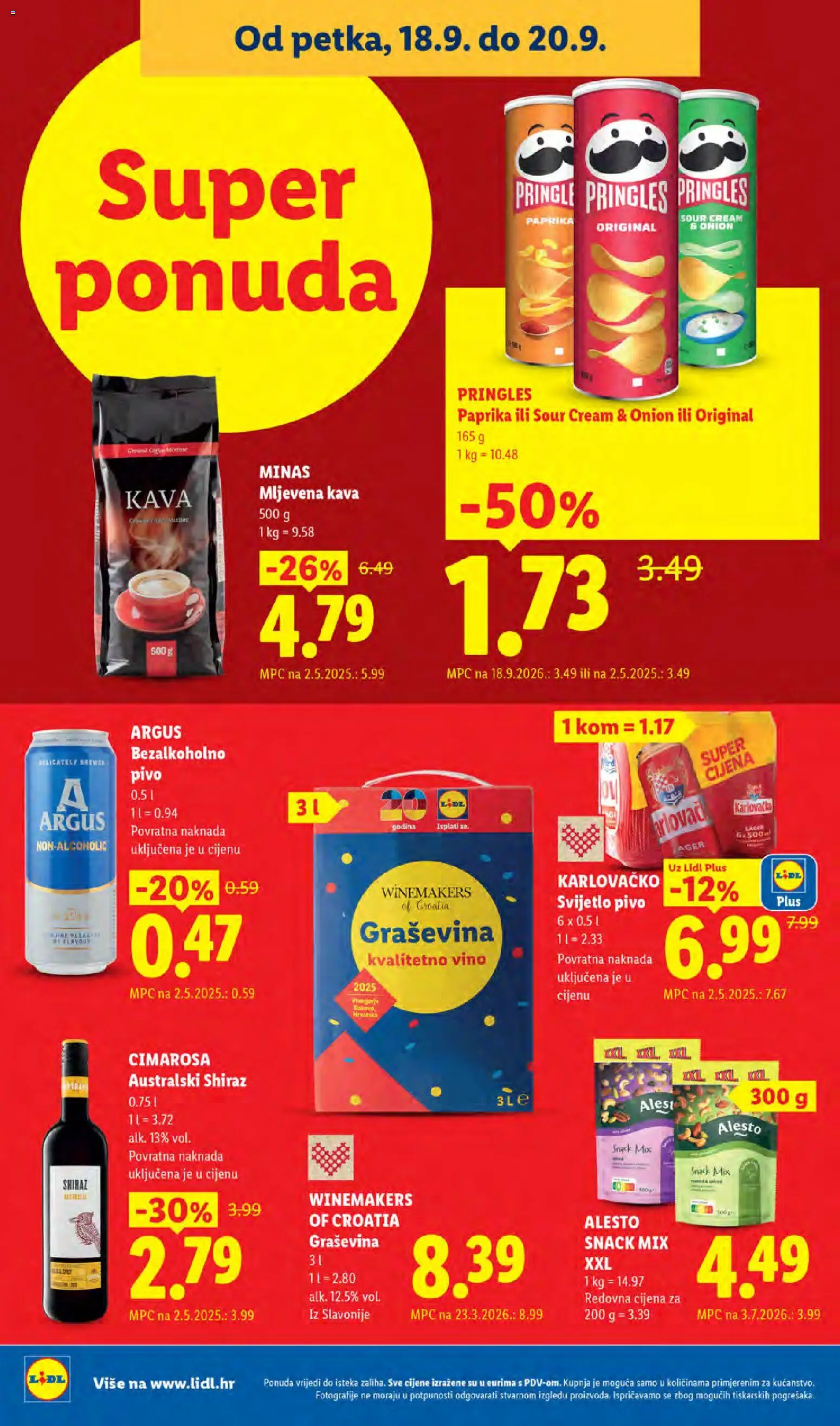 Lidl katalog | vrijedi od 14.09.2026 | Stranica: 70 | Proizvodi: Mljevena kava, Kava, Pivo, Paprika
