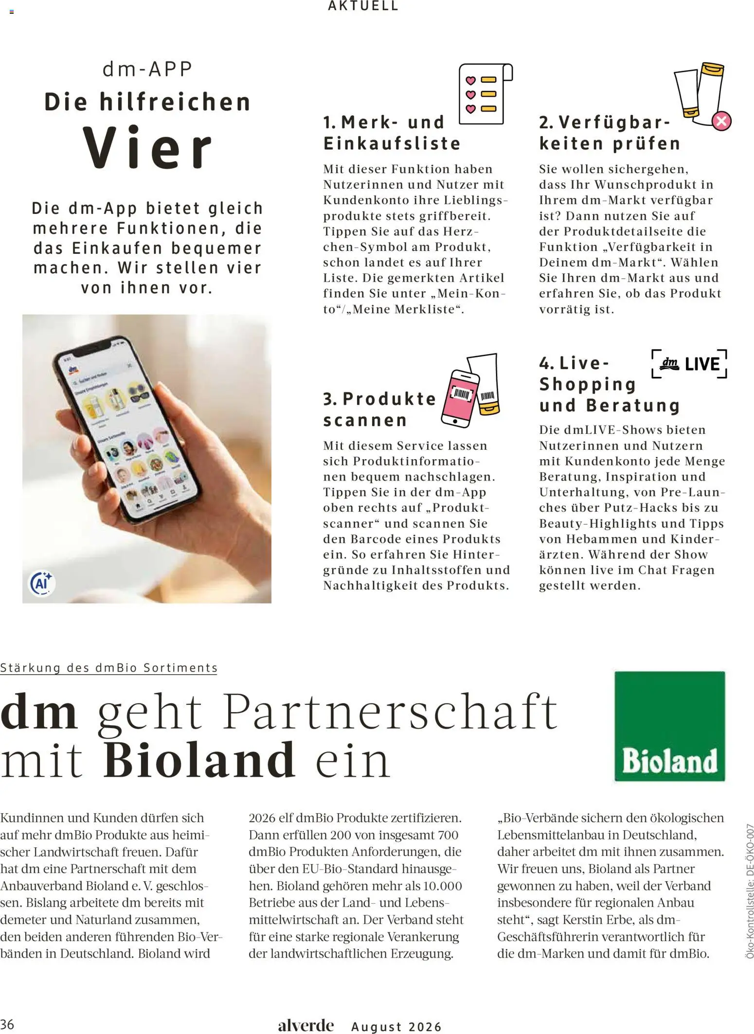 dm drogerie Prospekt – gültig ab 01.08.2026 | Seite: 36