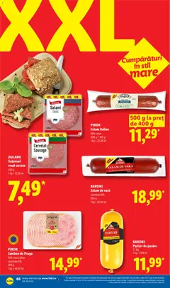 Ofertele Lidl valabile de la 31.08.2026 | Pagină: 66 | Produse: Pikok, Salam, Parizer