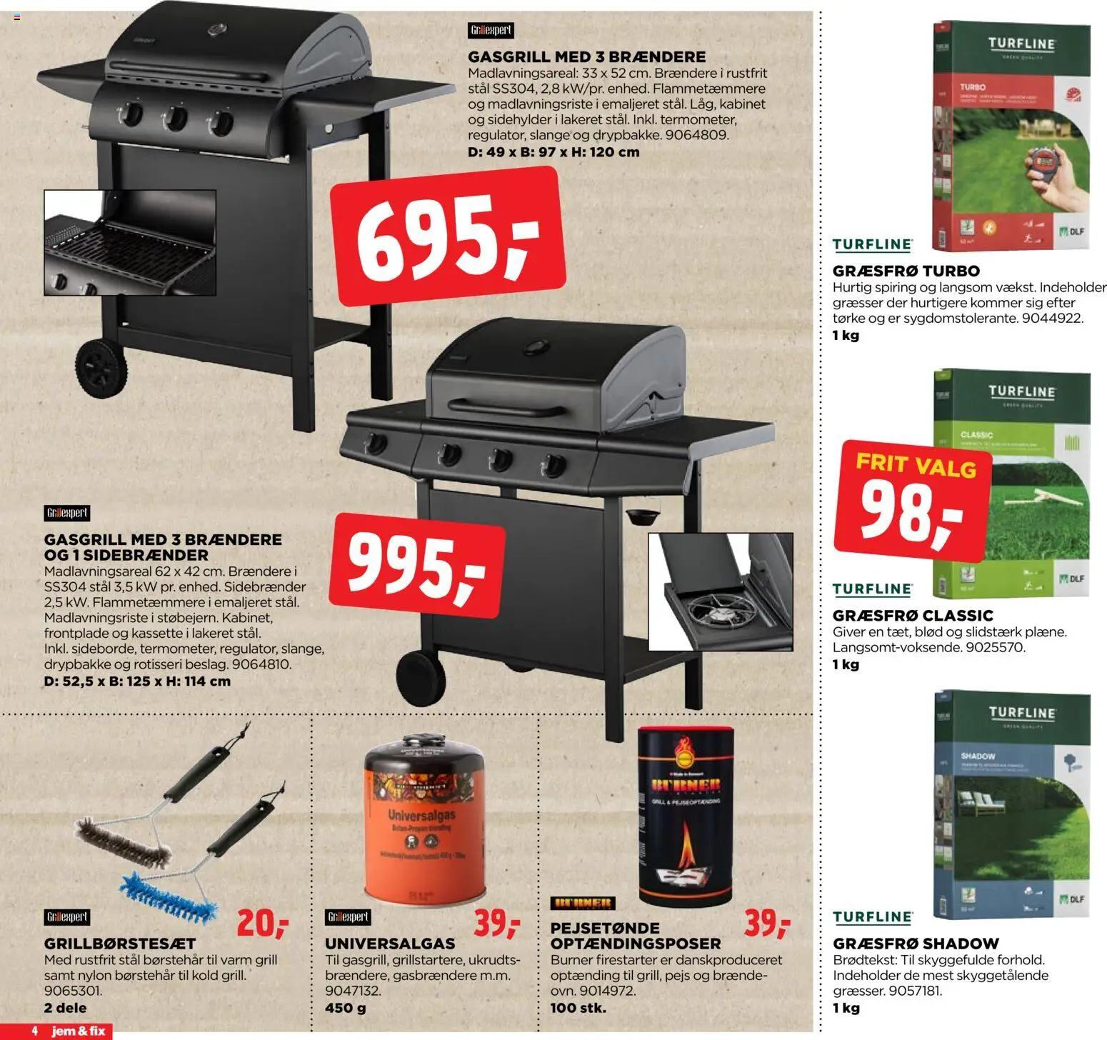 Jem & fix tilbudsavis – gyldig fra 02/08/2026 | Side: 4 | Produkter: Grill