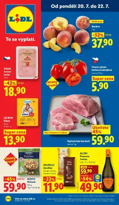 Náhled letáku Lidl aktuální leták od 20.07.2026
