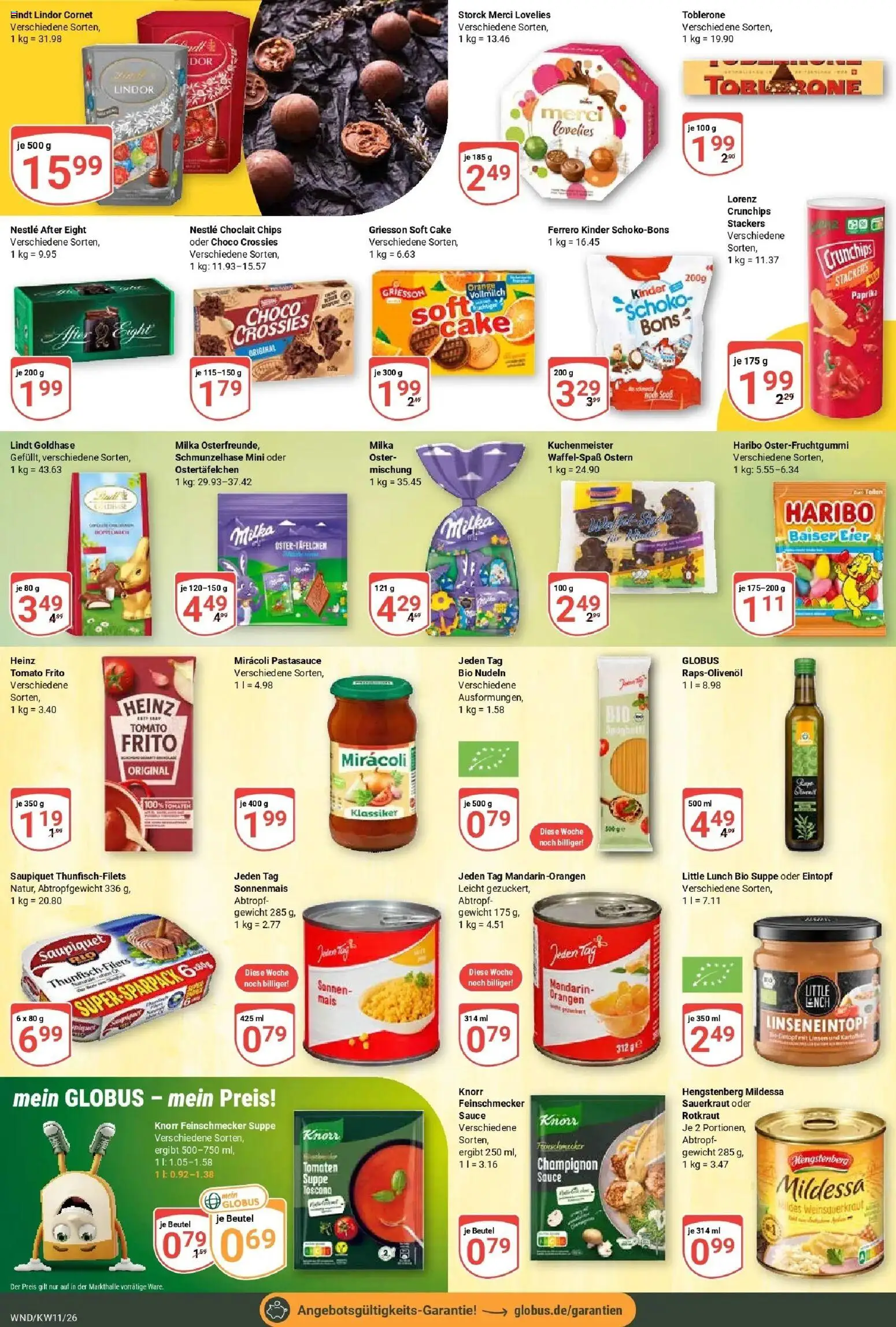 Globus prospekt St. Wendel	 – gültig ab 09.03.2026 | Seite: 16 | Produkte: Haribo, Tomaten, Lorenz crunchips, Chips