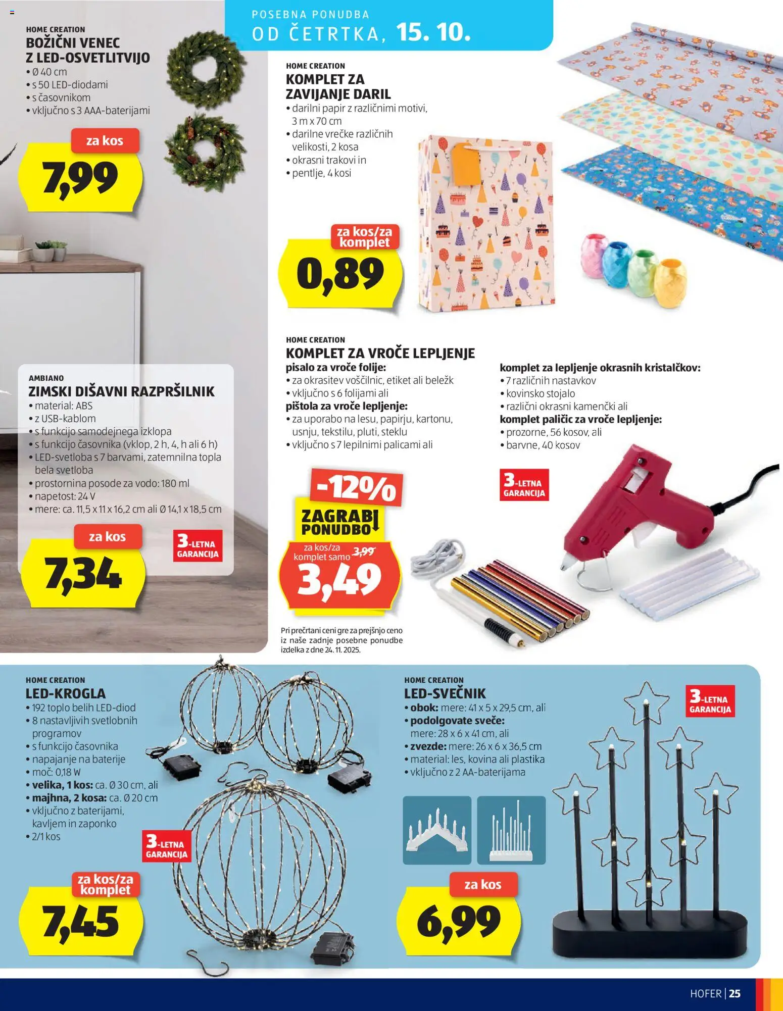 Novi Hofer katalog ponudbe – veljaven od 07.10.2026 | Stran: 25
