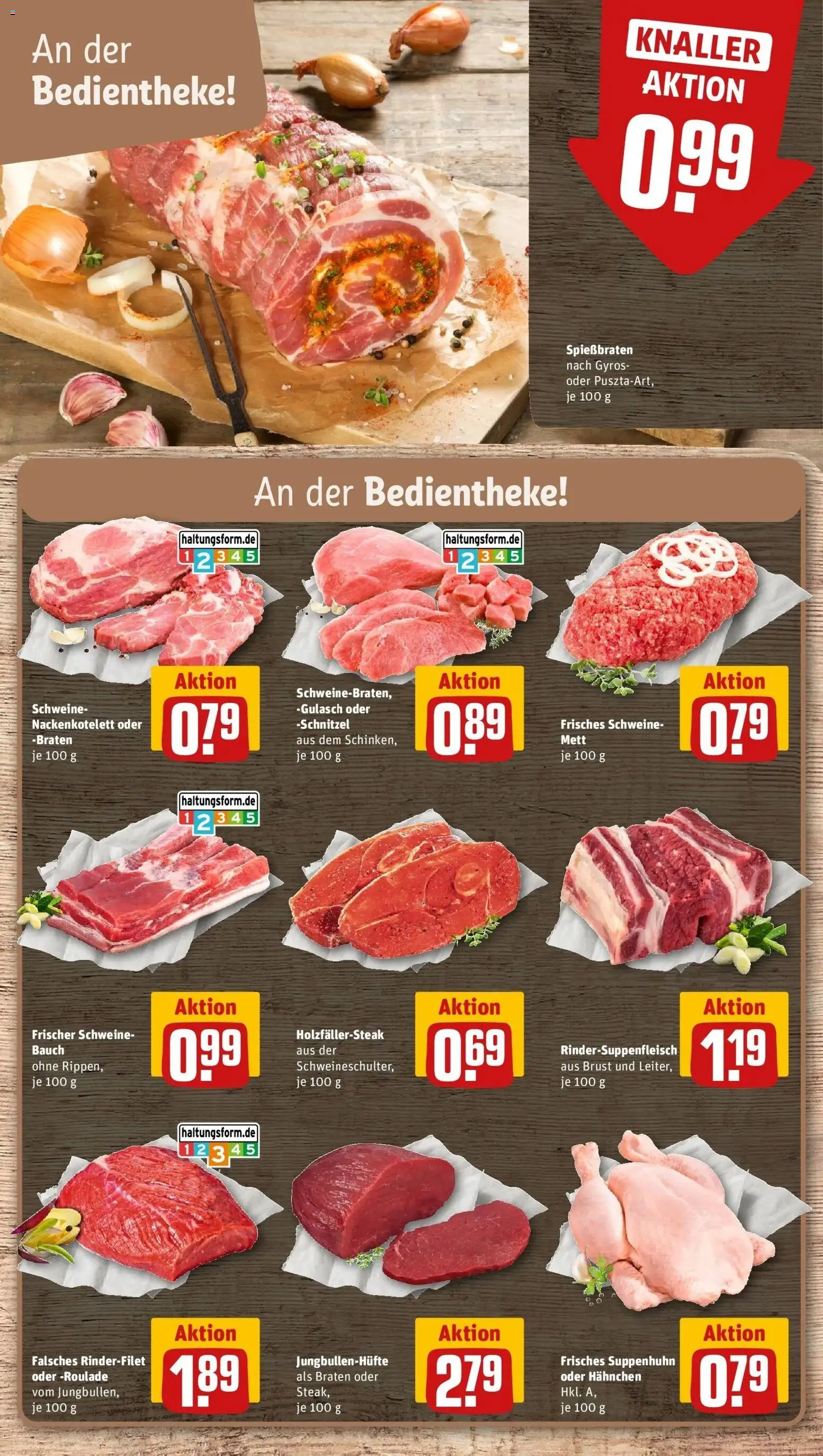 REWE Prospekt ab 12.10.2026 zum Blättern » Angebote | Seite: 6 | Produkte: Hahnchen, Schnitzel, Gyros, Gulasch