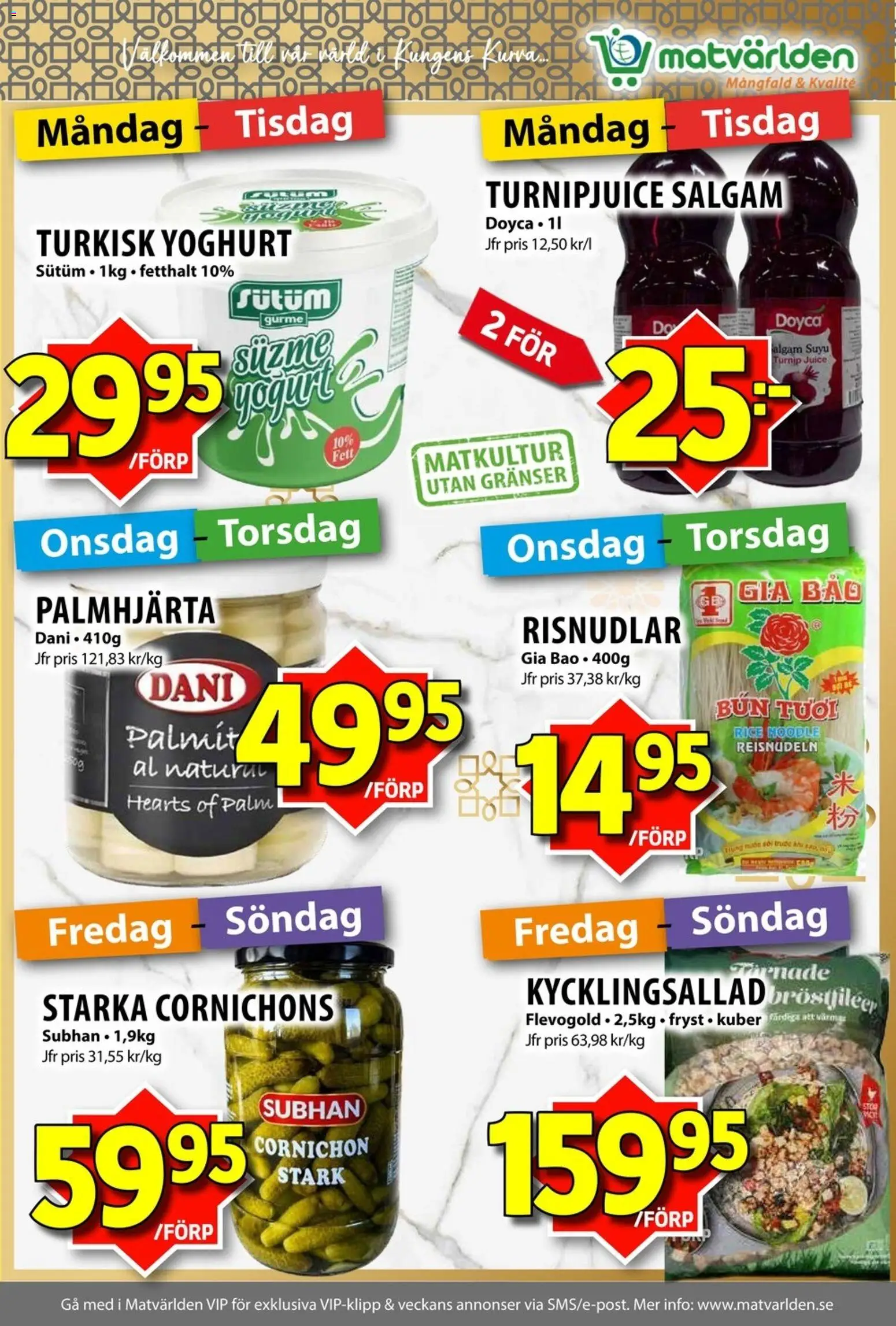 Matvärlden reklamblad aktuell från 28/09/2026 | Sida: 2