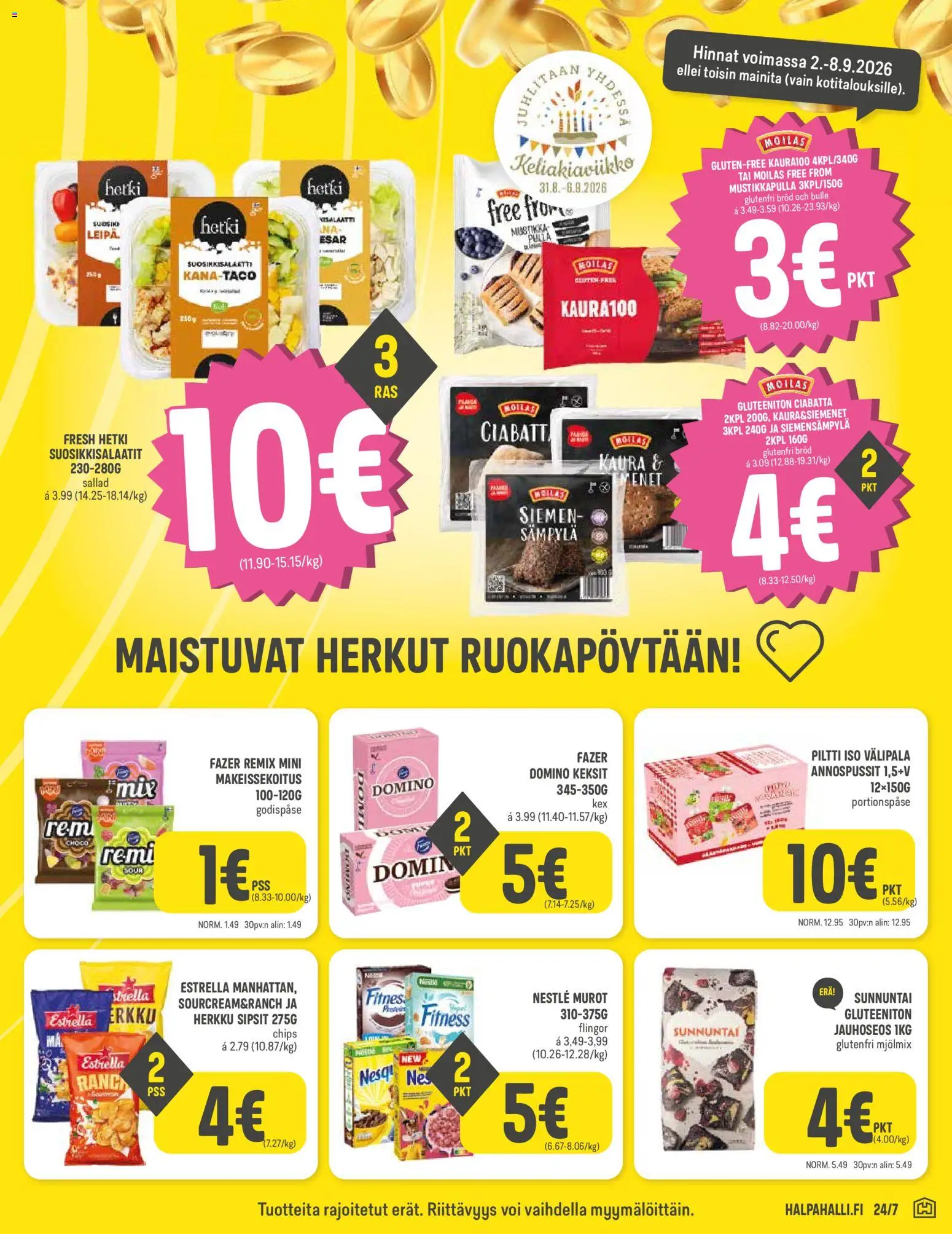Halpa Halli tarjoukset – voimassa 02/09/2026 alkaen | Sivu: 3
