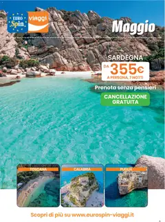 Anteprima del volantino Eurospin volantino Viaggi Nord valido a partire dal 07.05.2026