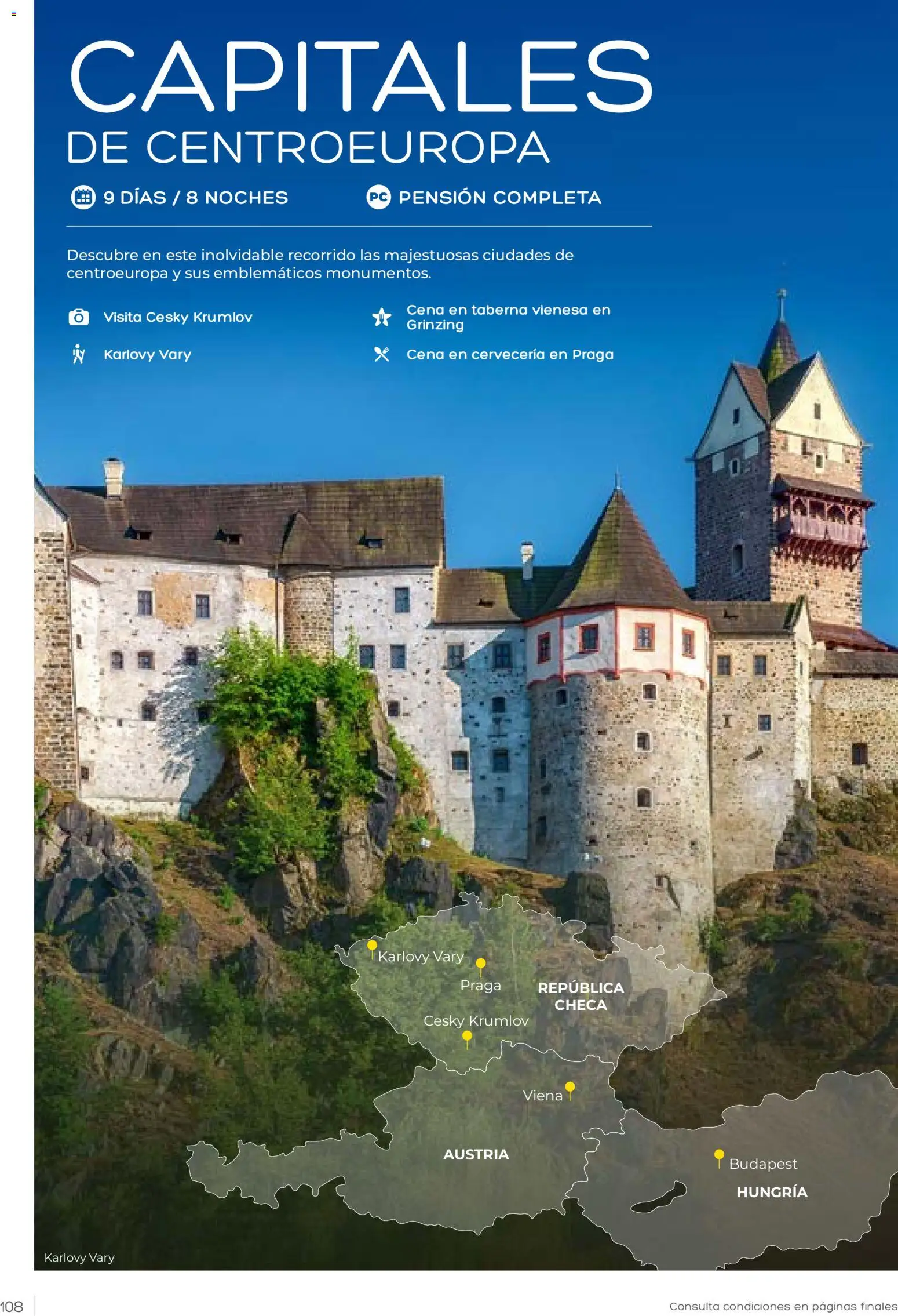 Viajes El Corte Inglés Club de Vacaciones otoño primavera │ válido desde el 01/09/2026 | Página: 108