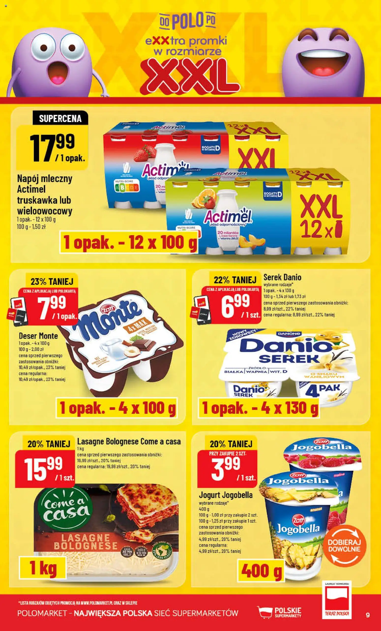 POLOmarket gazetka od 06.05.2026 | Strona: 9 | Produkty: Malina, Serek, Jogurt, Ananas