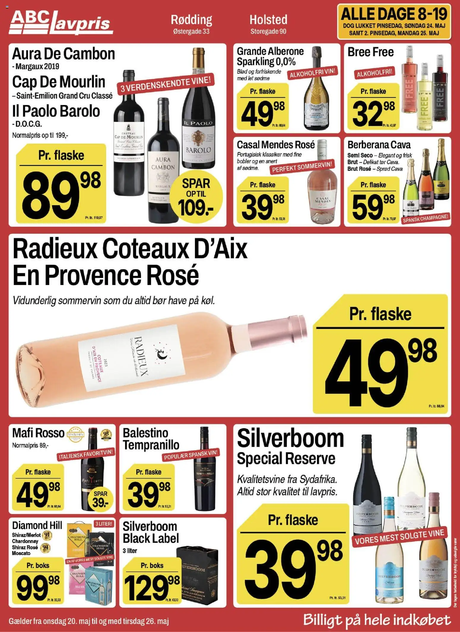 Abc Lavpris tilbudsavis – gyldig fra 20.05.2026 | Side: 3 | Produkter: Boks, Vin, Søm