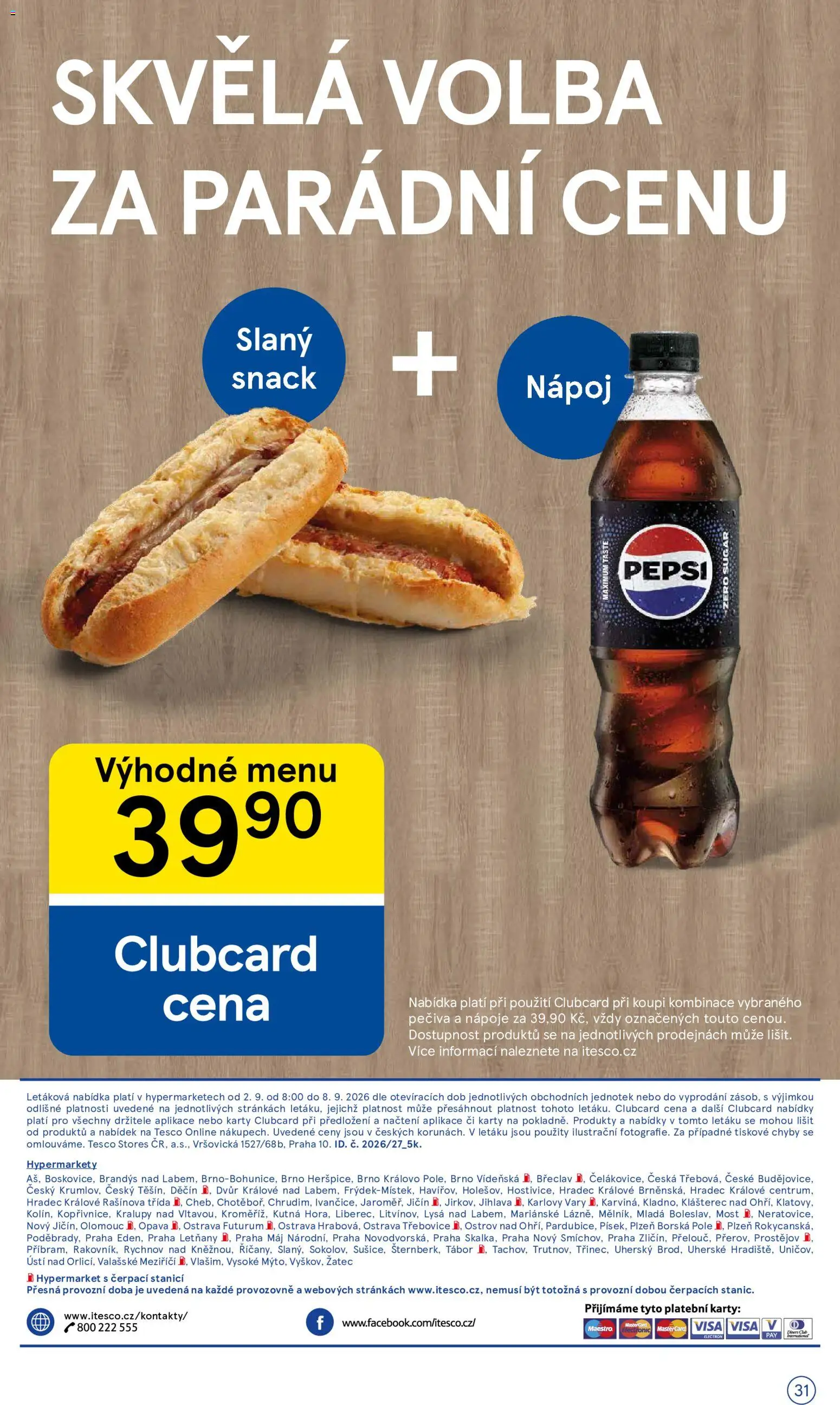 Tesco leták - Hypermarket od 02.09.2026 | Strana: 31