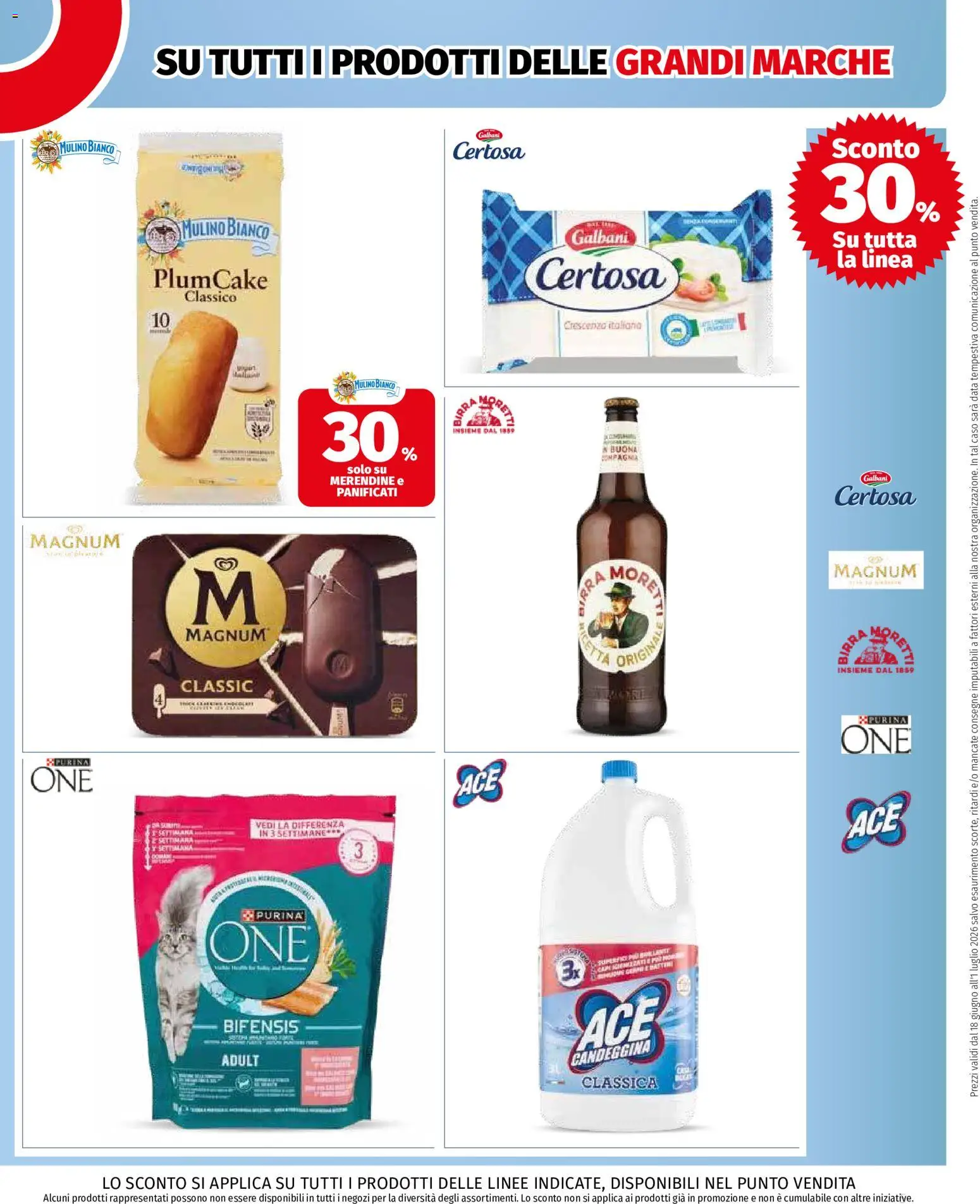 Volantino COOP del 18.06.2026 | Pagina: 5 | Prodotti: Candeggina, Merendine