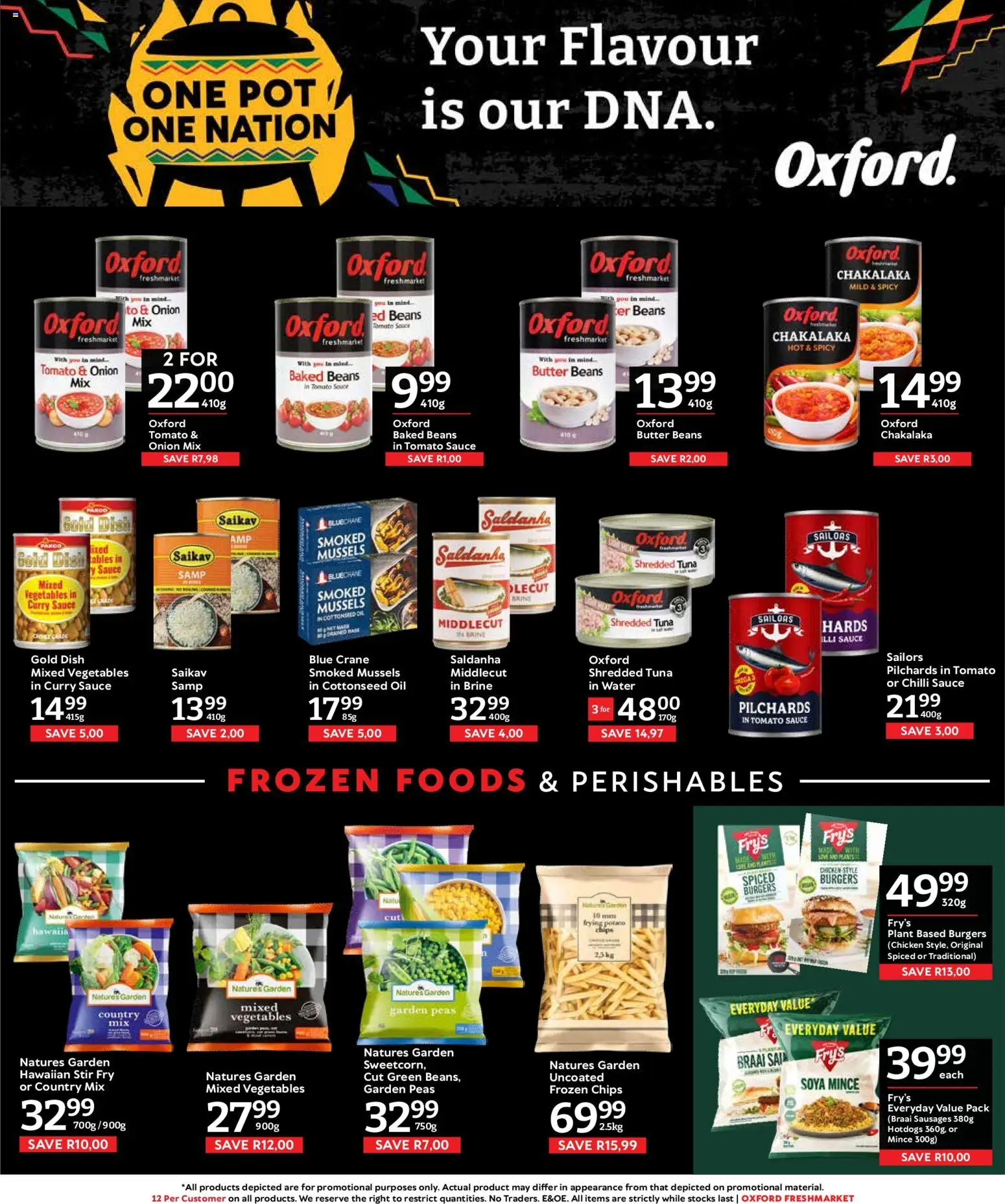 New Oxford Freshmarket catalogue – valid from 09/09/2026 | Page: 7 | Products: Beans, Soya mince, Water, Fry's