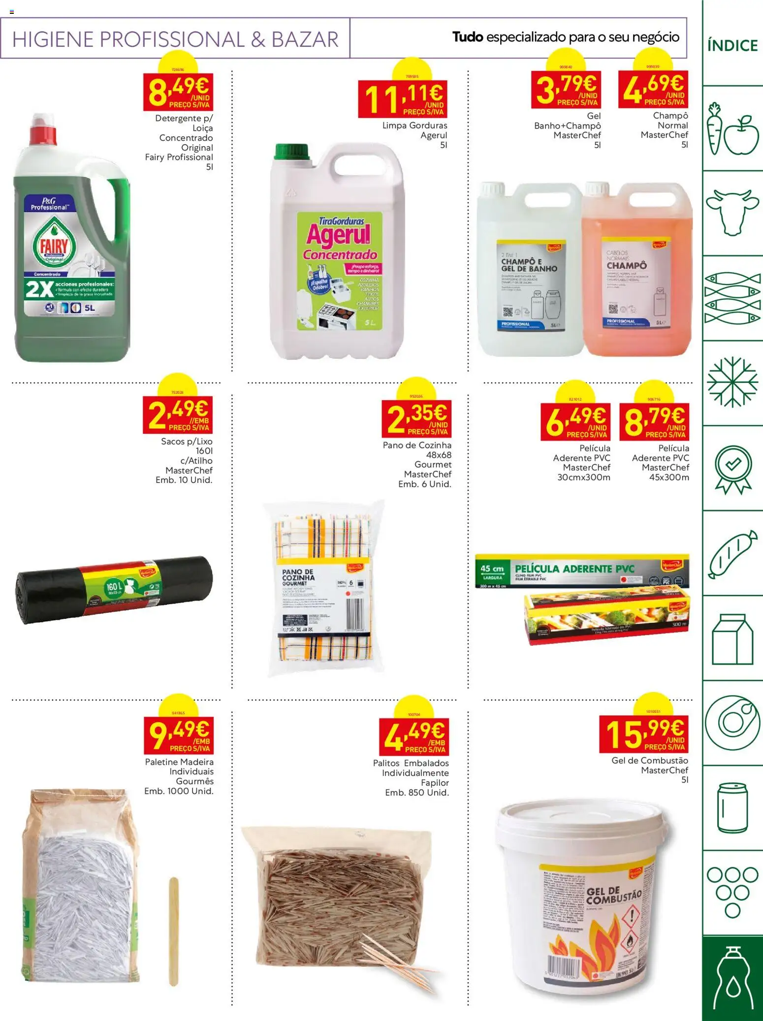 Recheio Horeca │ válido de 07/07/2026 | Página: 33 | Produtos: Gel de banho, Detergente, Banho
