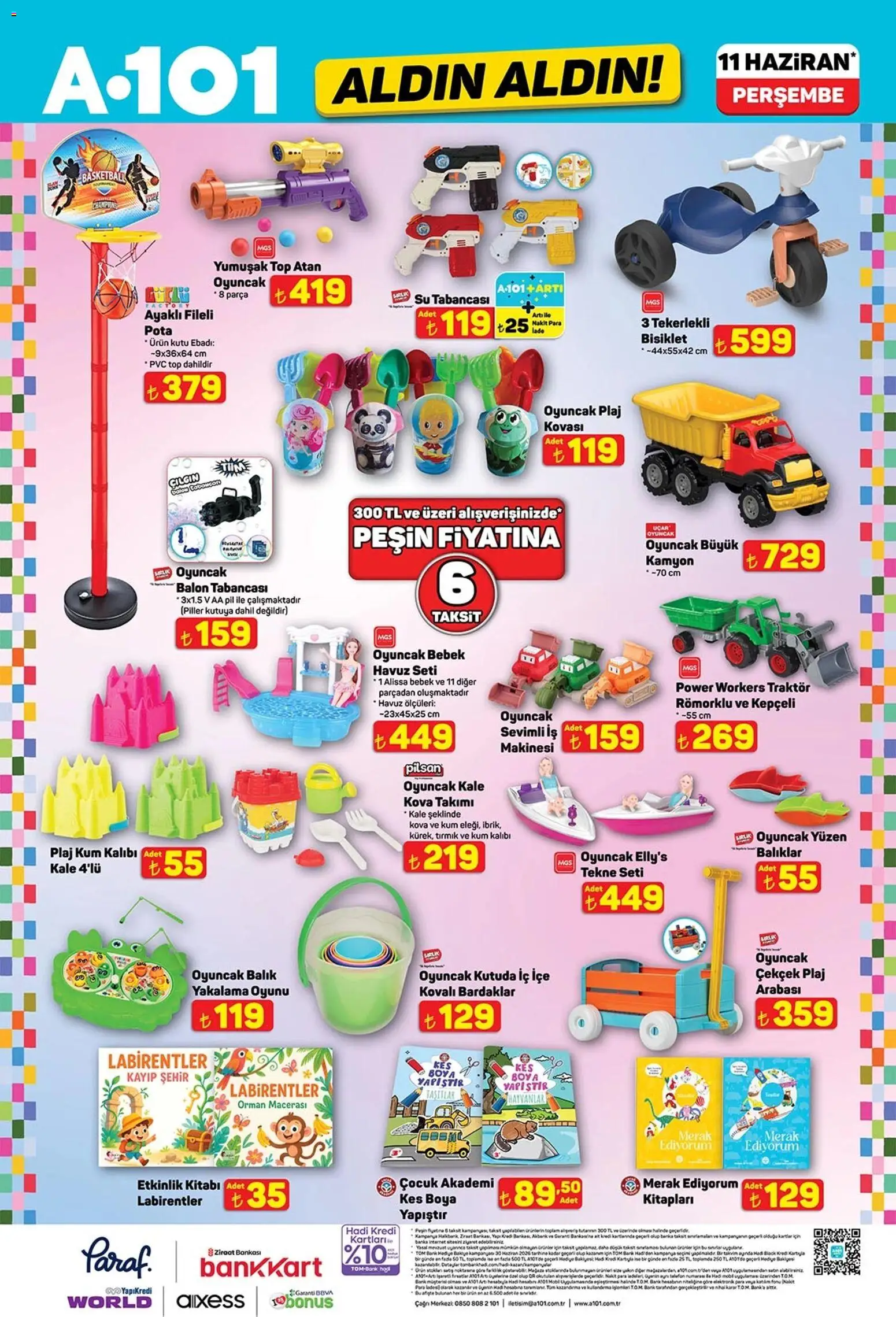 A101 - Katalog Aldın Aldın - 11.06.2026 tarihinden itibaren geçerlidir | Sayfa: 13 | Ürünler: Pil, Balık, Su, Telefon