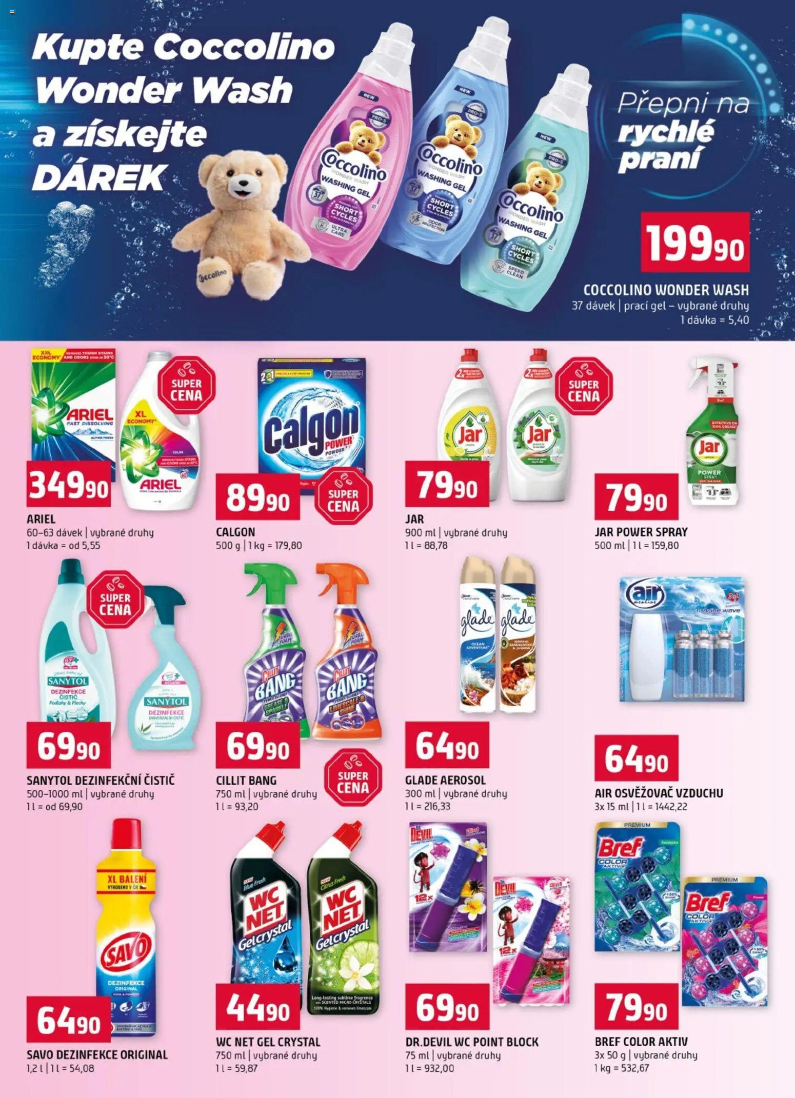 Terno leták od 20.05.2026 | Strana: 15 | Produkty: Savo, Ariel, Osvěžovač vzduchu, Sanytol