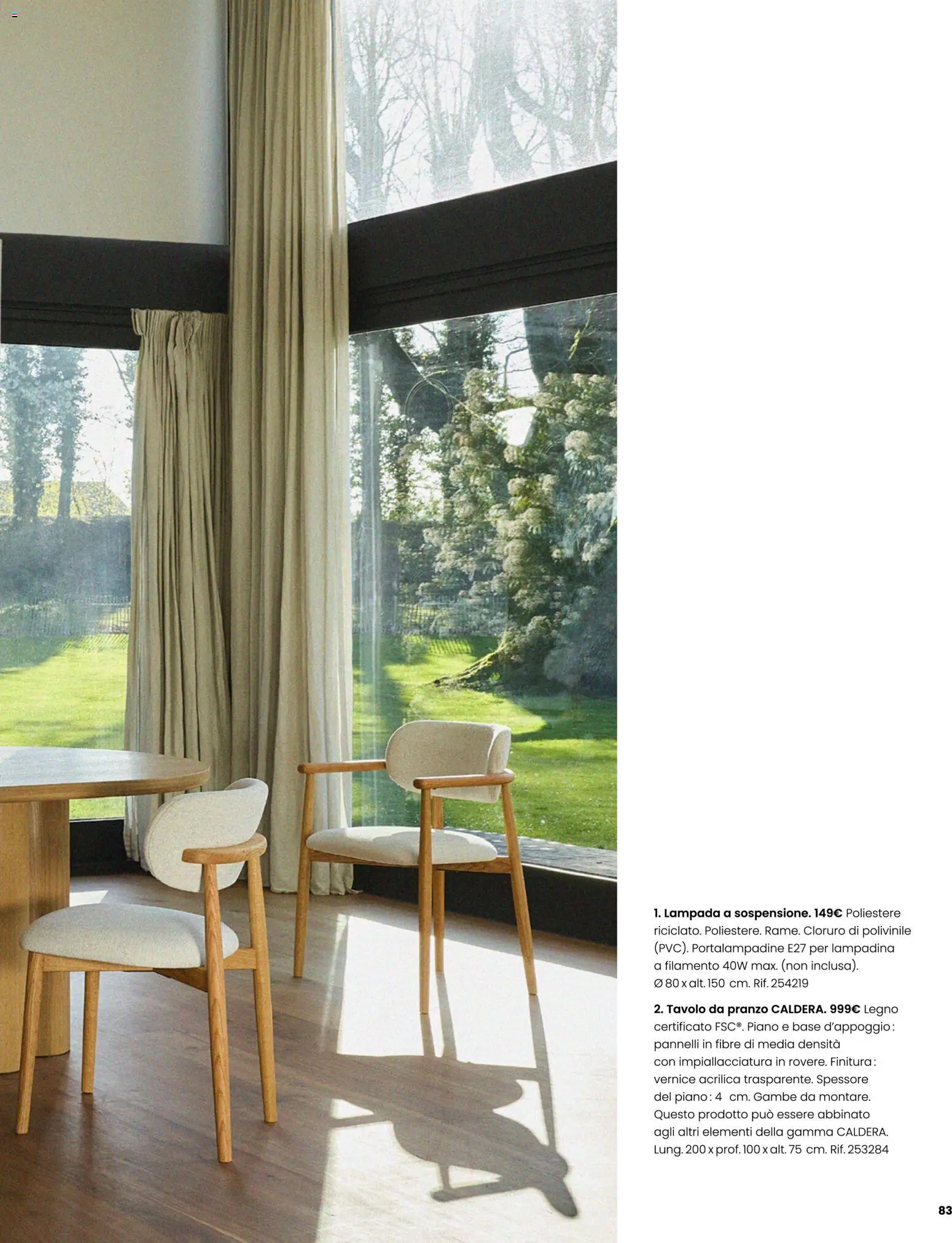 Volantino Maisons du Monde del 23/09/2026 | Pagina: 83 | Prodotti: Tavolo, Lampada