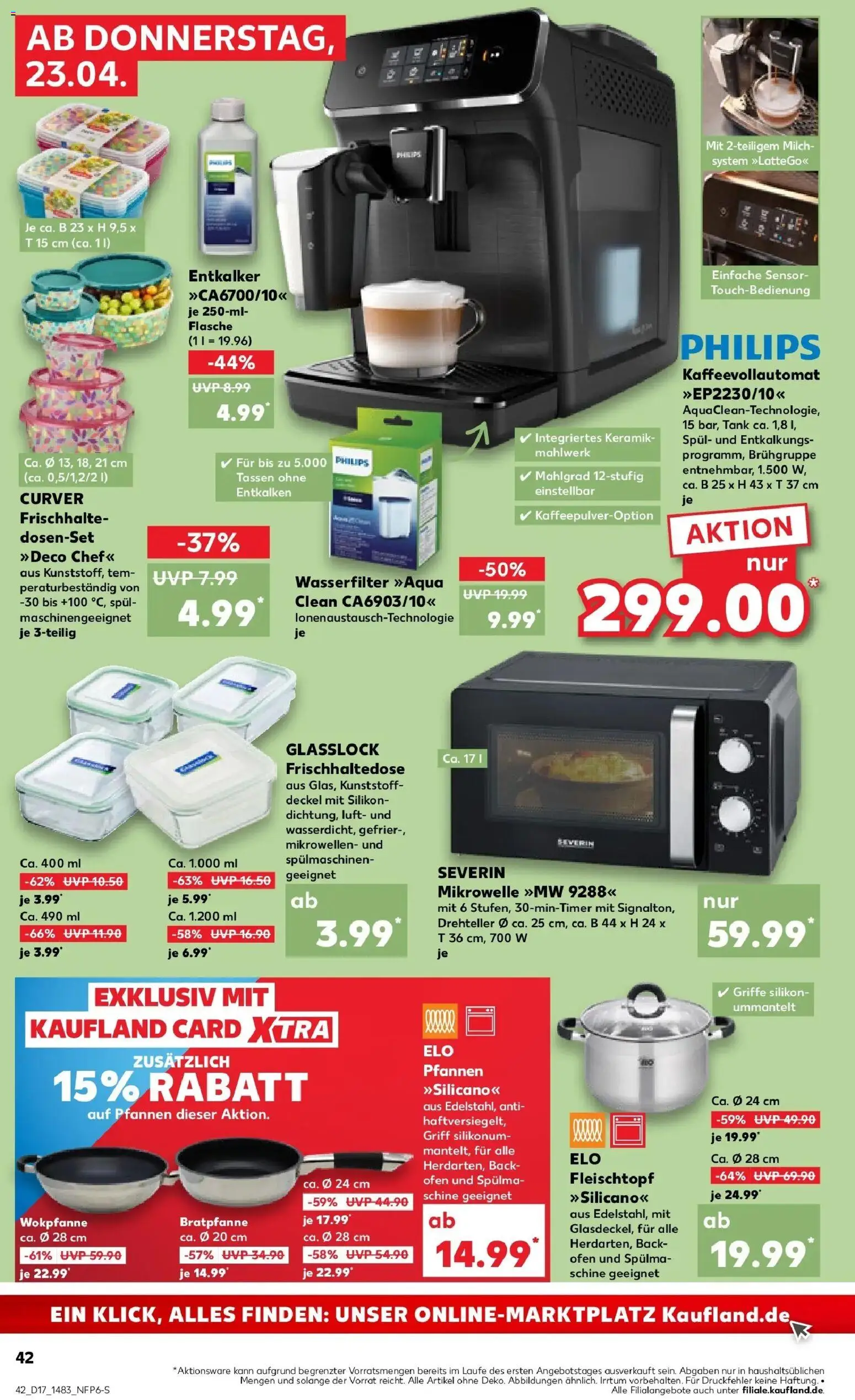 Kaufland Prospekt Ettlingen	 – gültig ab 20.04.2026 | Seite: 54 | Produkte: Philips, Ofen, Milch, Wok