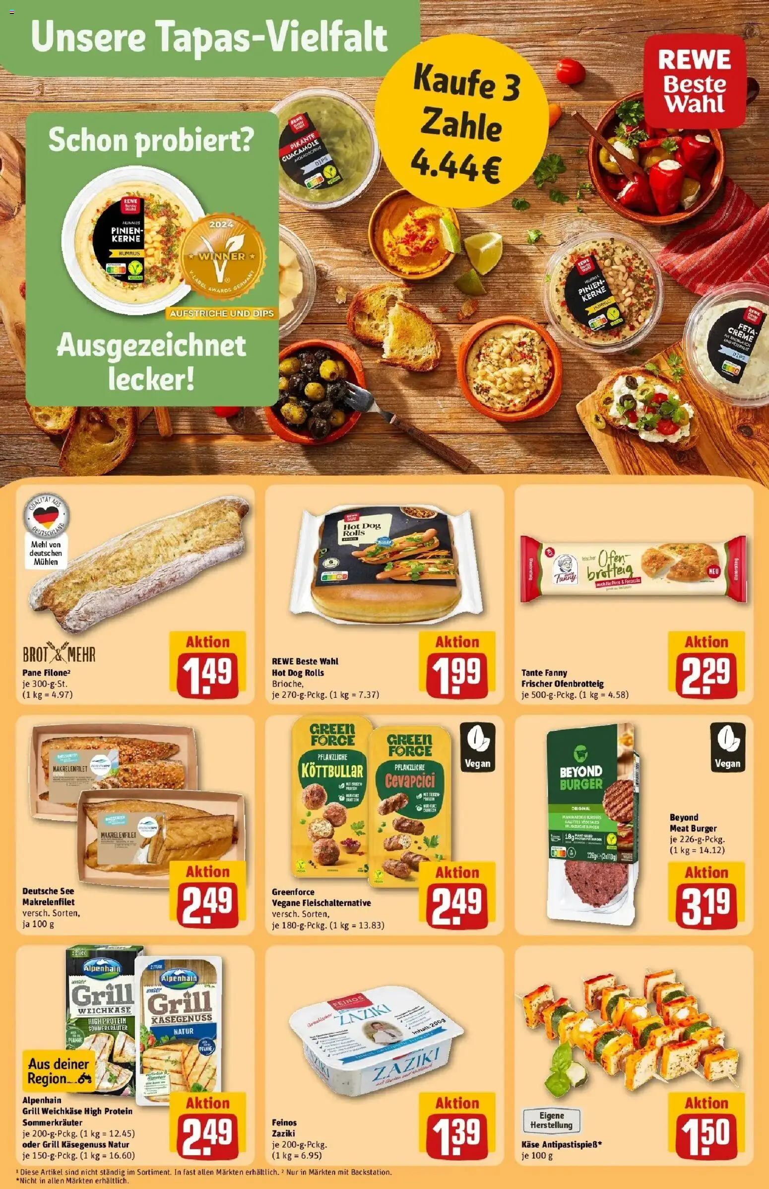 REWE Prospekt ab 04.05.2026 zum Blättern » Angebote | Seite: 23 | Produkte: Ofen, Grill, Mehl, Käse