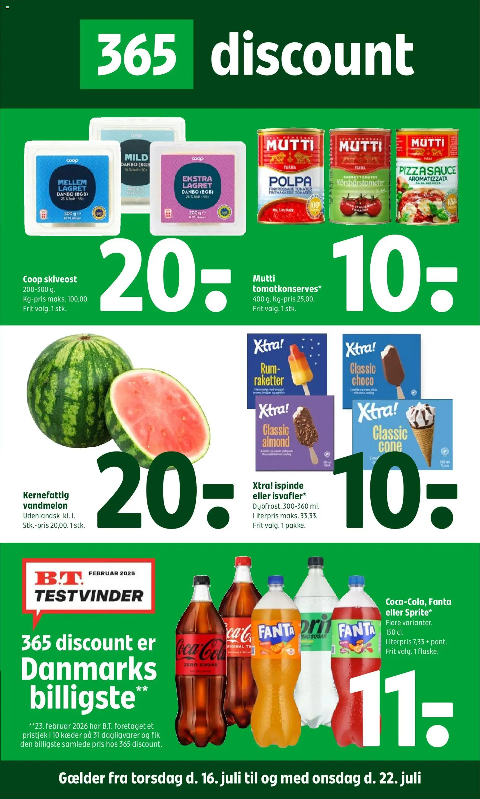 Coop 365 - Tilbudsavis uge 29 (16/07 catalogue cover