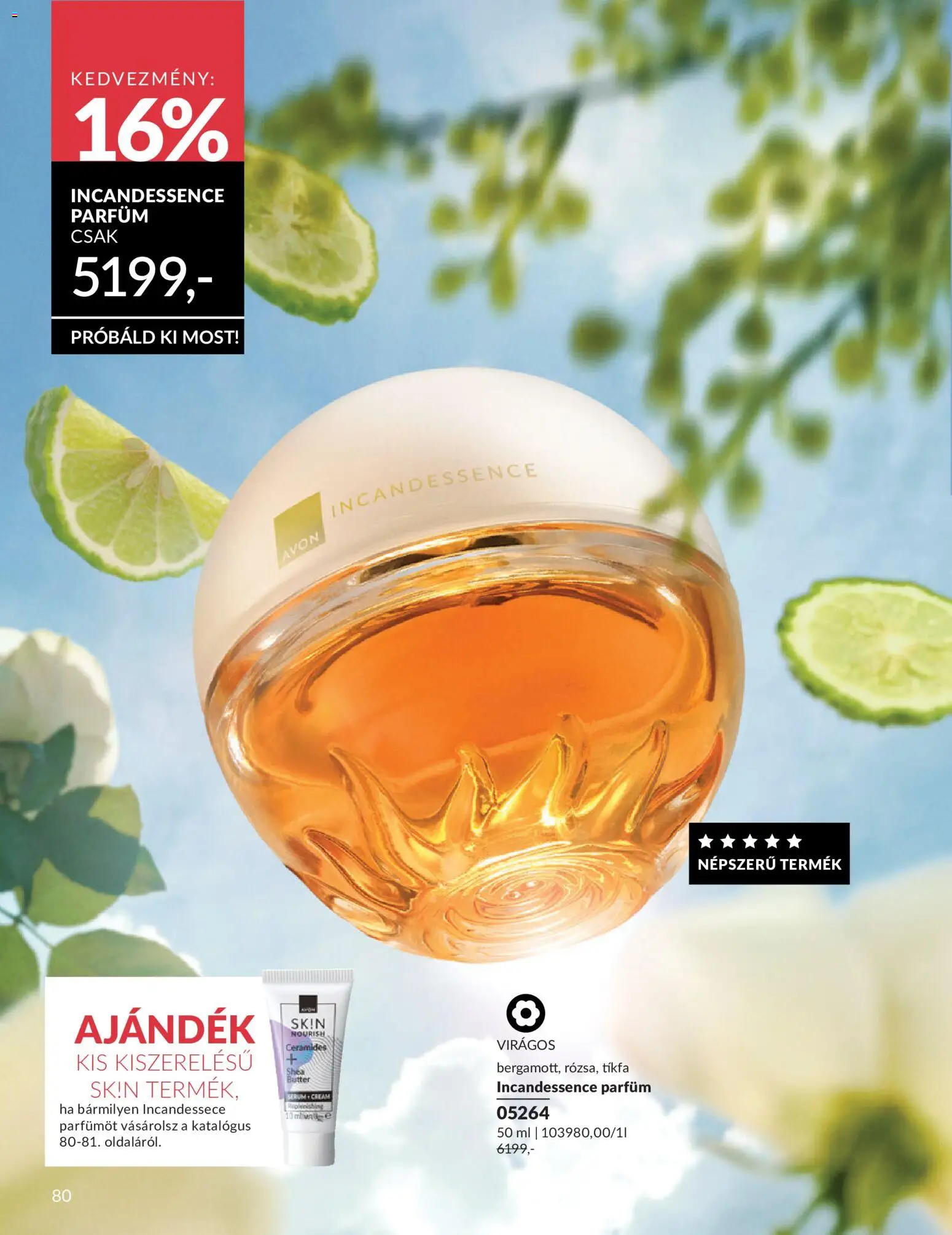 Avon akciós ujság - amely érvényes a következő dátumtól: 01.05.2026 | Oldal: 88 | Termékek: Parfüm