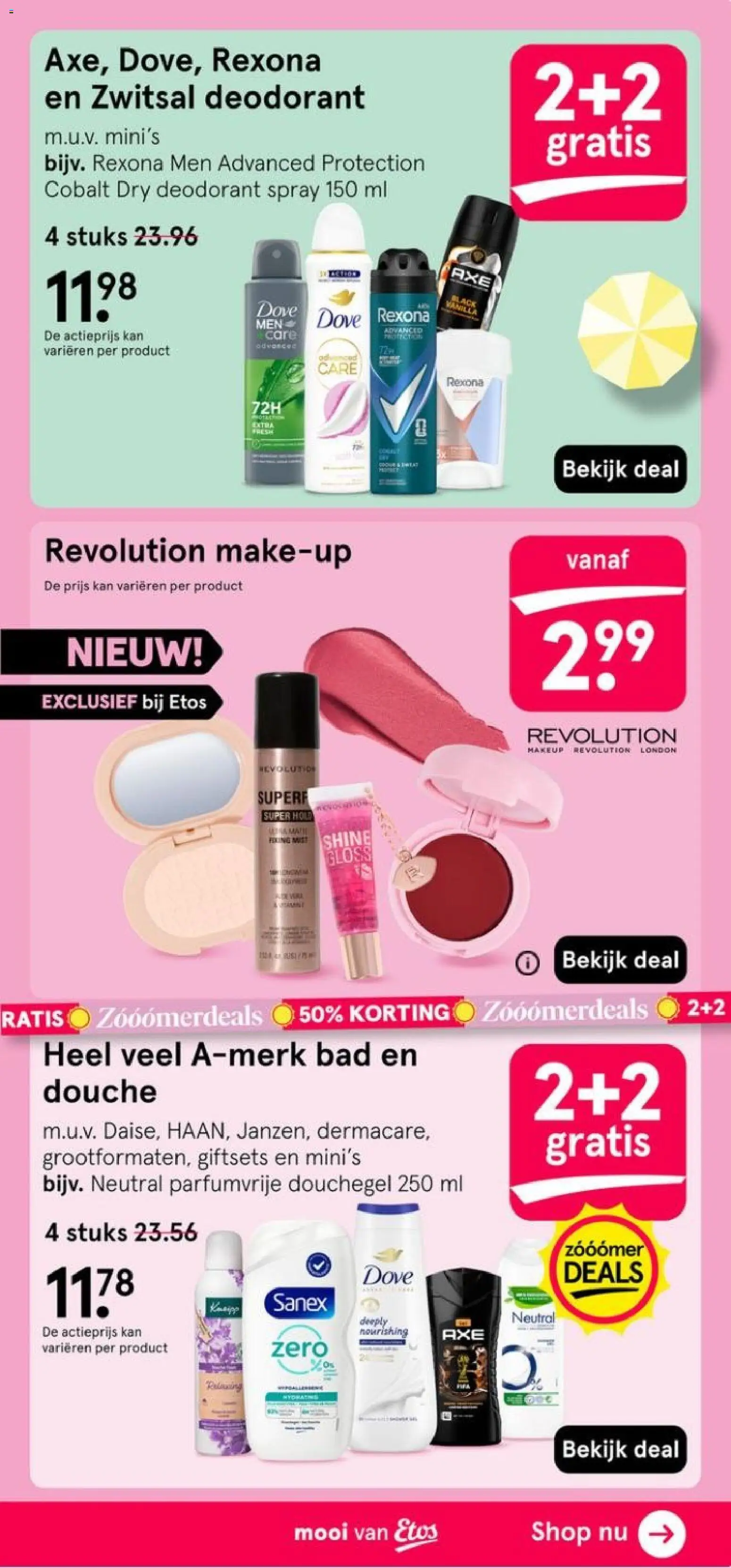 {H1} | Pagina: 3 | Producten: Deodorant, Kan, Bad, Douchegel