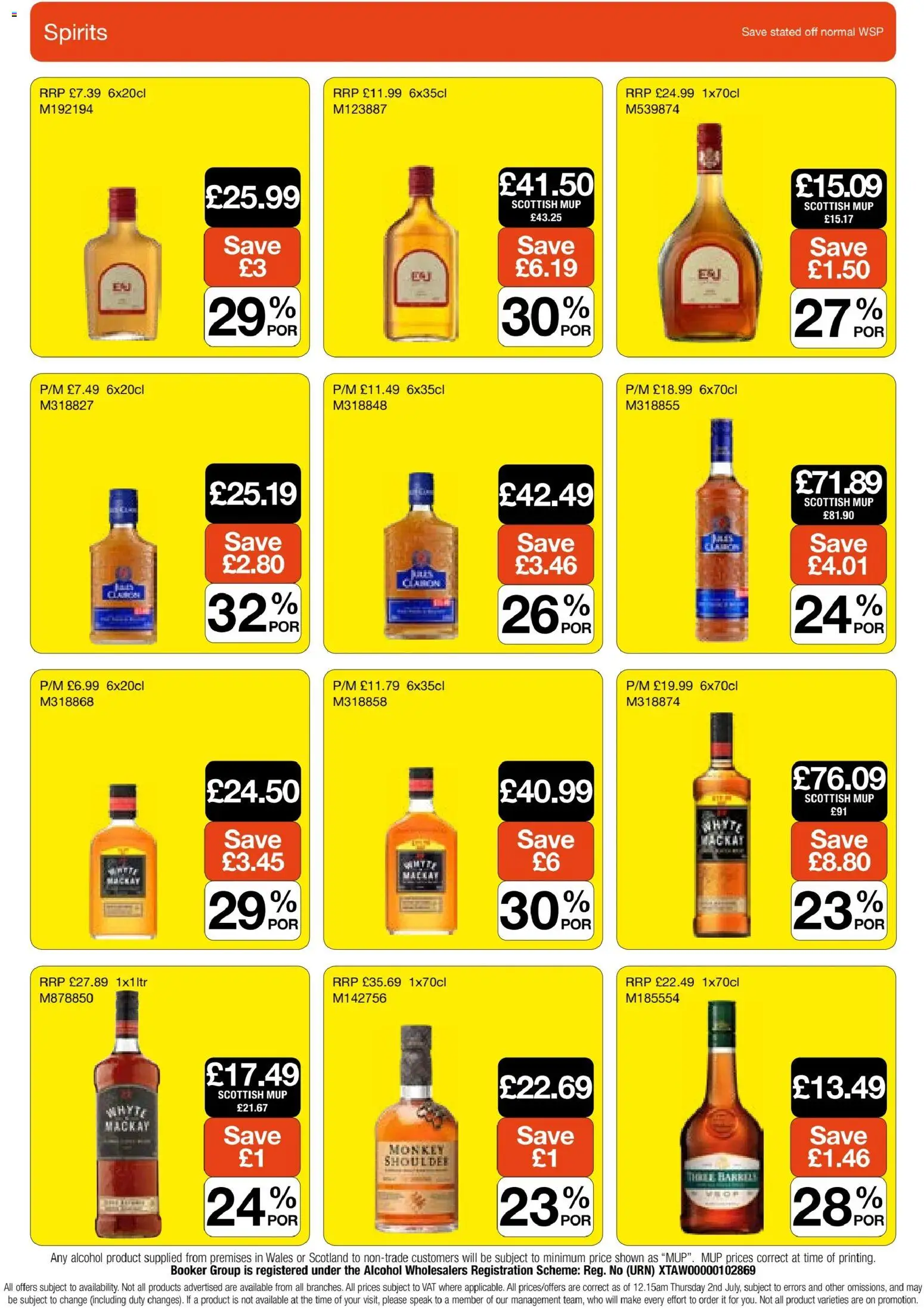 {H1} | Page: 18 | Products: Alcohol