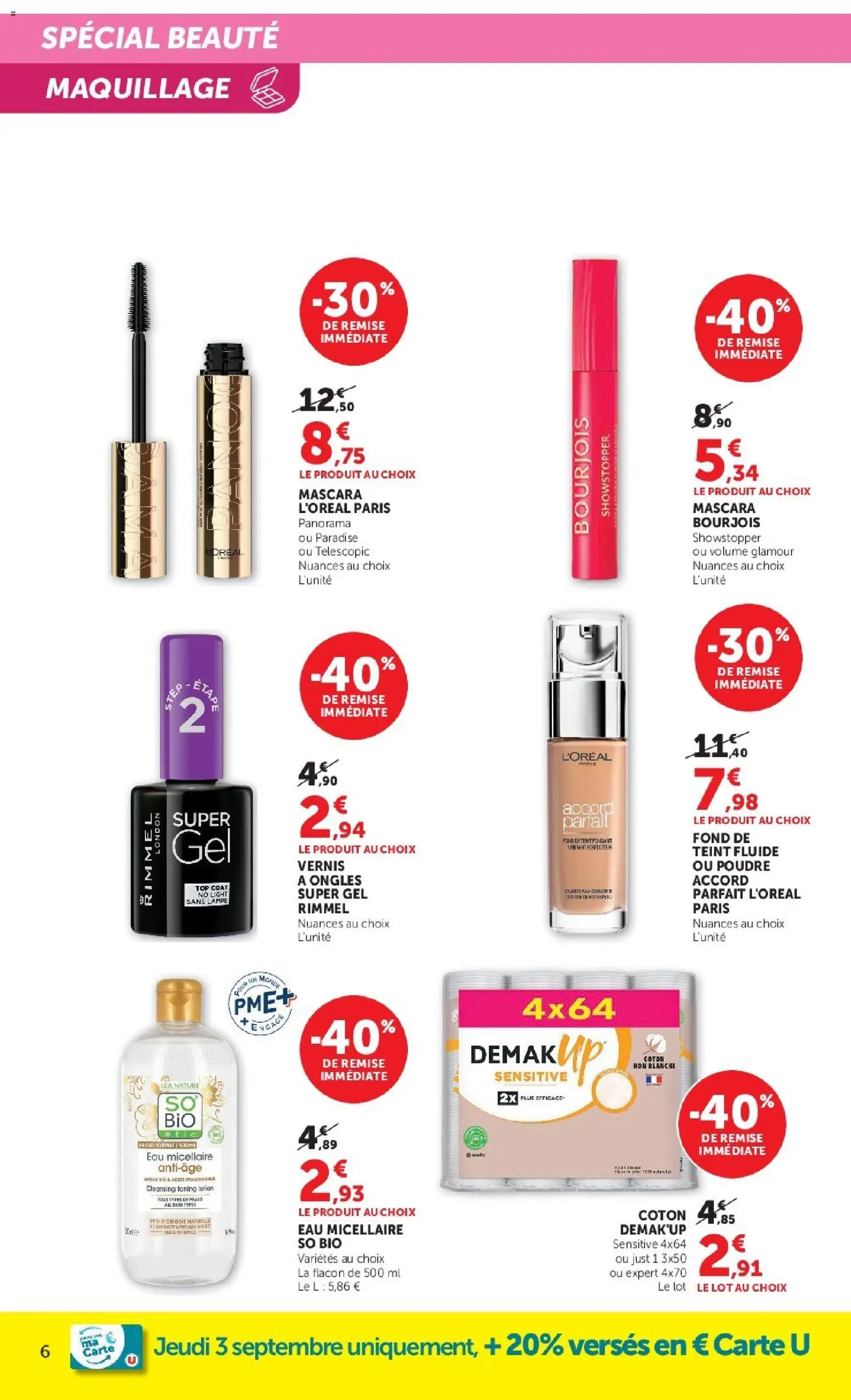 {H1} | Page: 6 | Produits: Coton, Maquillage, Mascara, Lampe