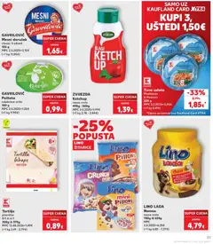 Tuna salata, Mediteran ili Mexican 220 g - Pregled kataloga iz trgovine Kaufland, vrijedi od 28.10.2026 | Stranica: 31 | Proizvodi: Med, Lino Lada, Lino, Namaz