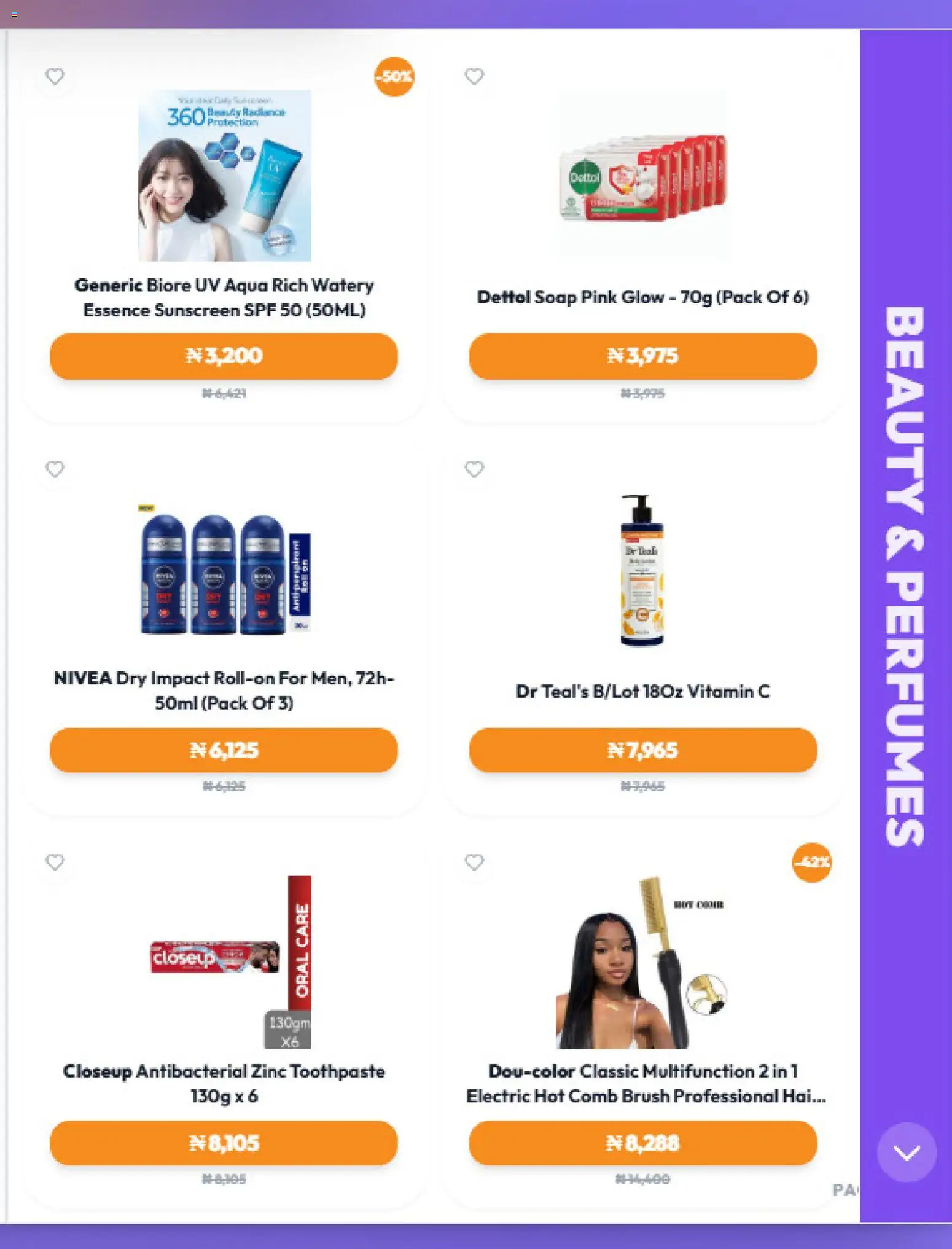 Jumia Catalogue valid from 08/09/2026 | Page: 9 | Products: Soap, Brush, Sunscreen, Perfumes