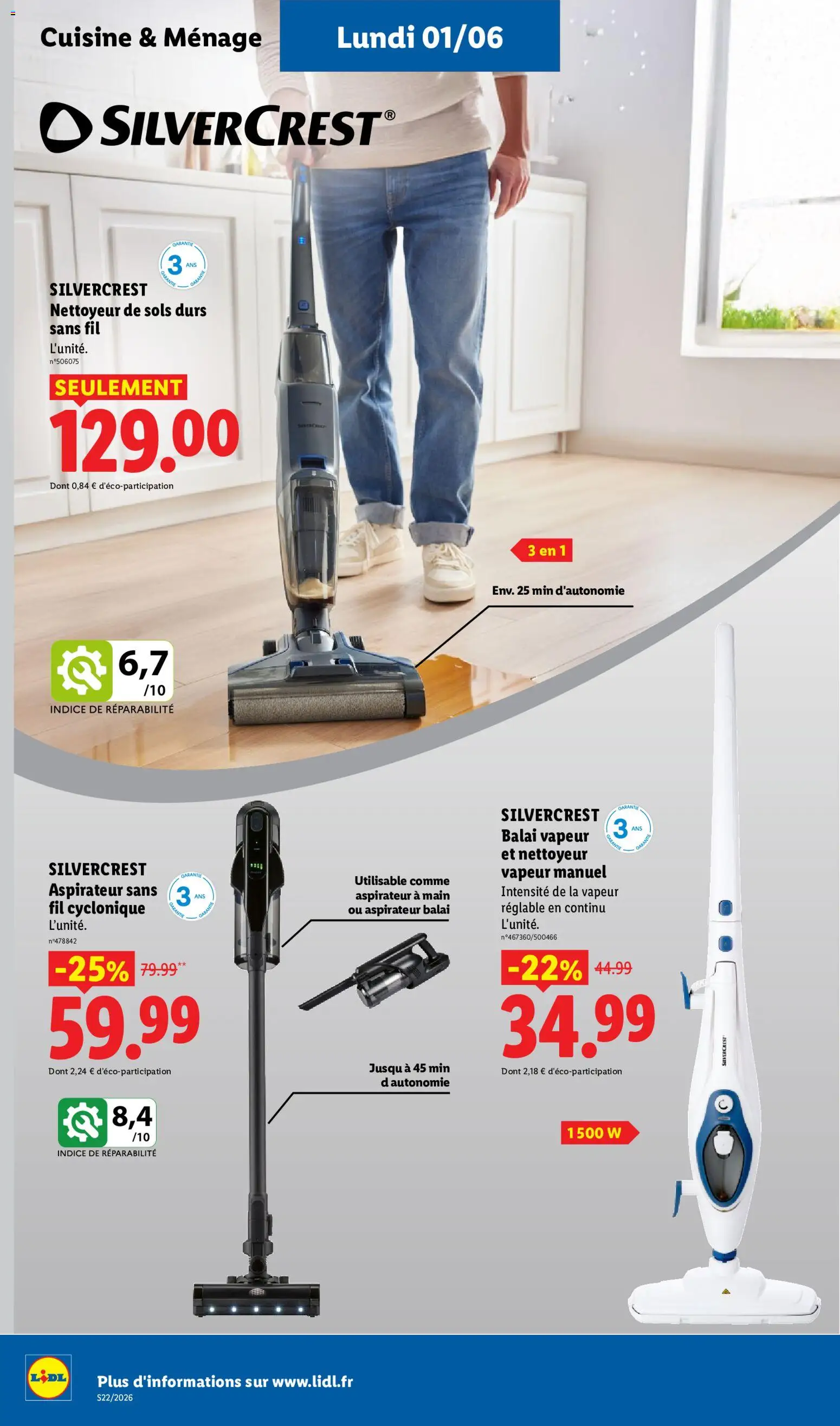 {H1} | Page: 52 | Produits: Aspirateur, Nettoyeur vapeur, Balai, Aspirateur balai