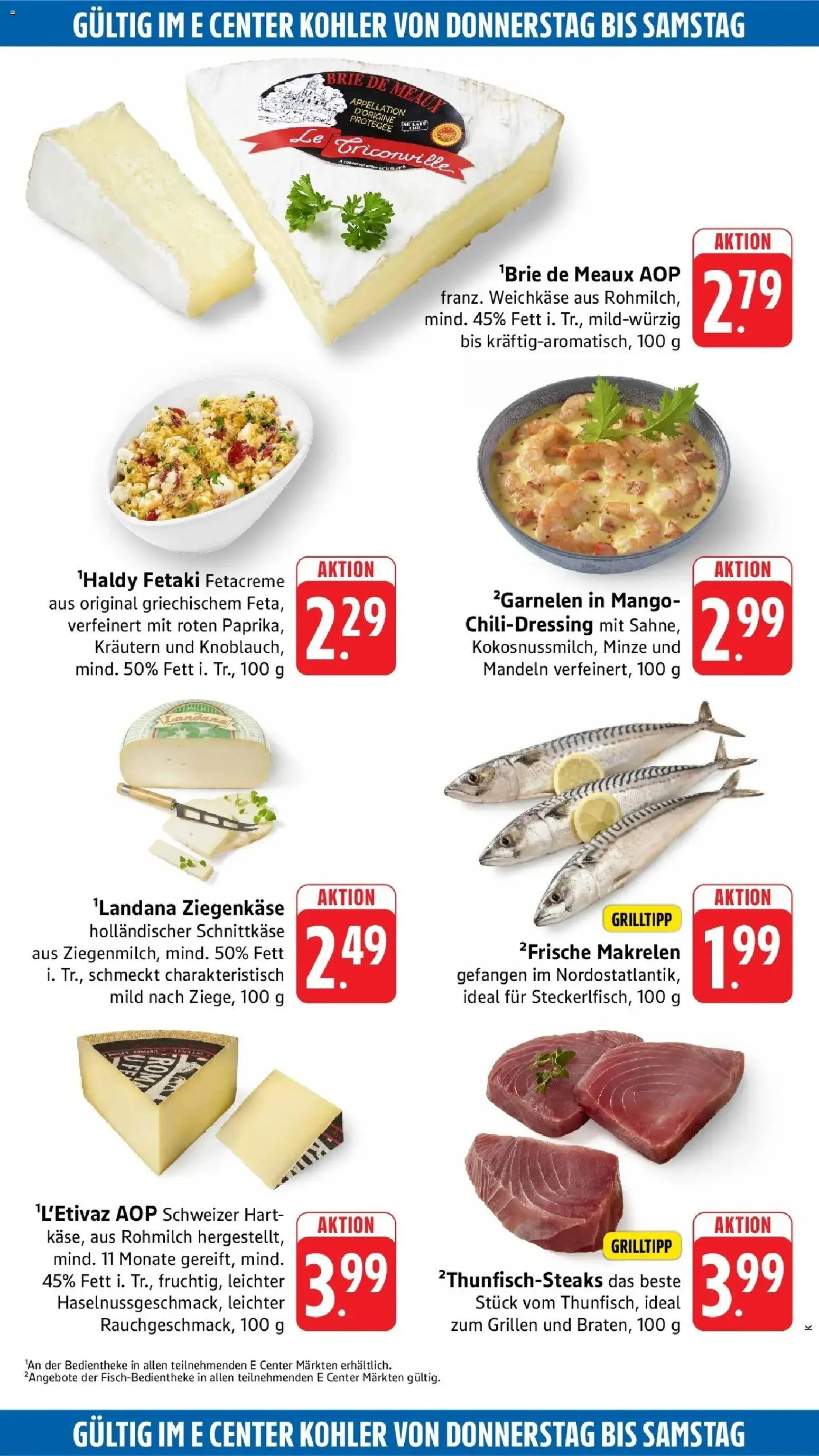 Edeka - EDEKA: Wochenangebote – gültig ab 05.07.2026 | Seite: 44 | Produkte: Ziegenkäse, Mandeln, Mango, Sahne