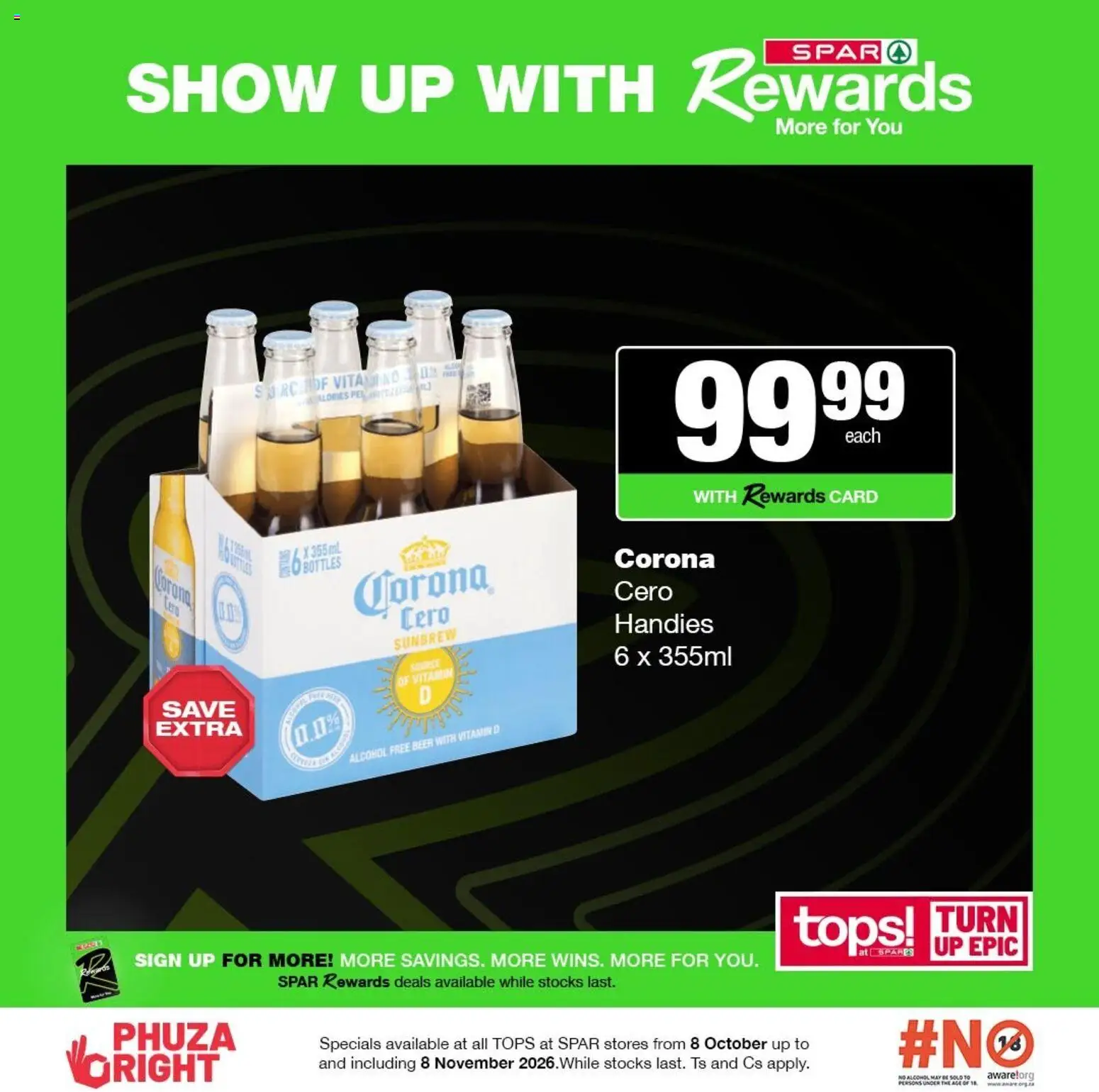 New Tops at Spar catalogue – valid from 08/10/2026 | Page: 8 | Products: Alcohol, Beer