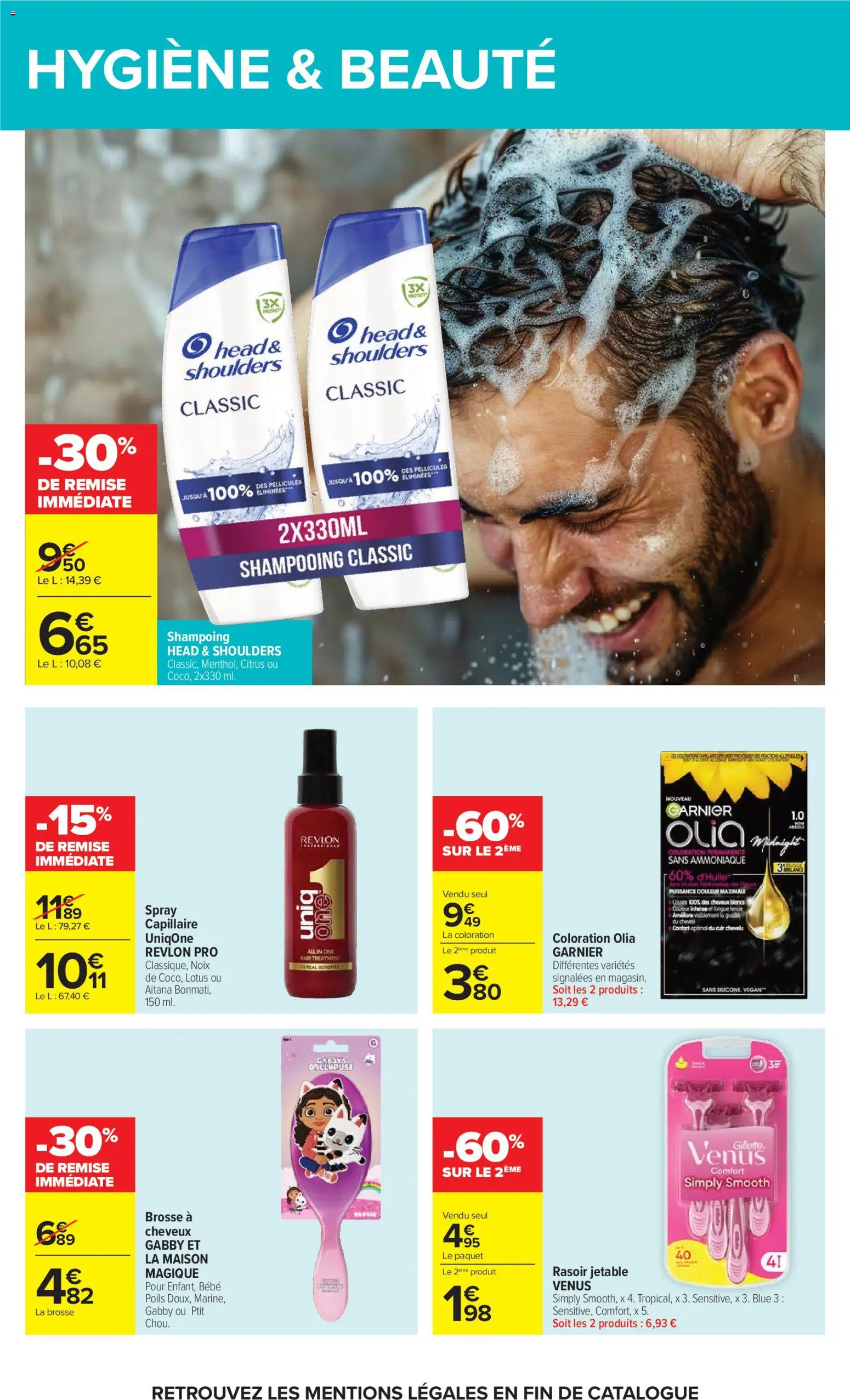 {H1} | Page: 48 | Produits: Head & Shoulders, Rasoir, Hygiène, Noix
