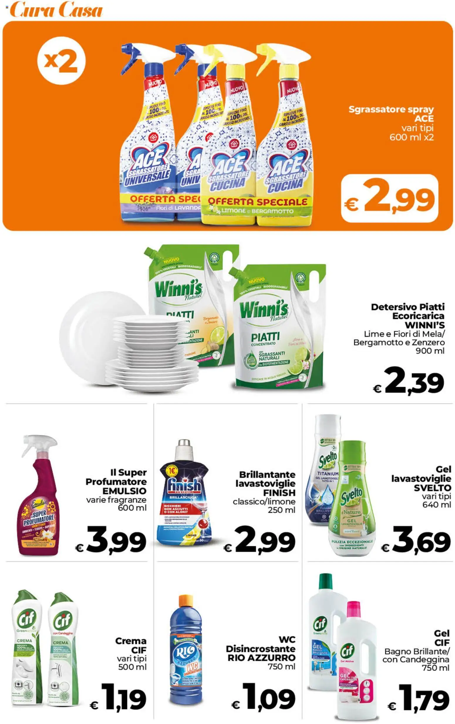 Volantino Ipercoop del 23/10/2026 | Pagina: 47 | Prodotti: Piatti, Sgrassatore, Fiori, Bagno