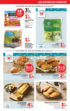 bi1 - Prévisualisation de bi1 Catalogue valide à partir de 30/06/2026 | Page: 5 | Produits: Lait entier, Noisette, Laitue, Beurre