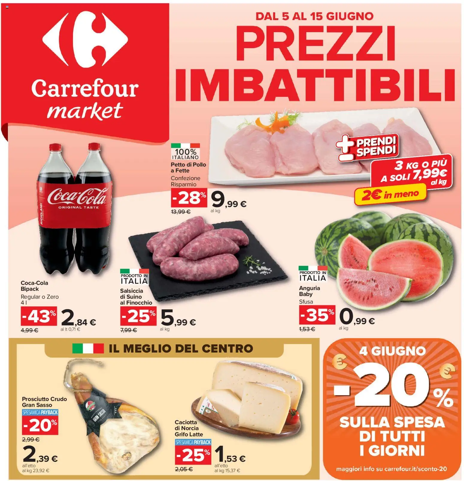 Volantino Carrefour del 05.06.2026 | Pagina: 1
