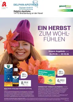Angebote - Ihre Apotheke vor Ort: Jetzt alle Angebote auch online entdecken! ab 26.09.2026 gültig