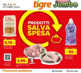 Anteprima del volantino Tigre volantino Jumbo valido a partire dal 08/10/2026
