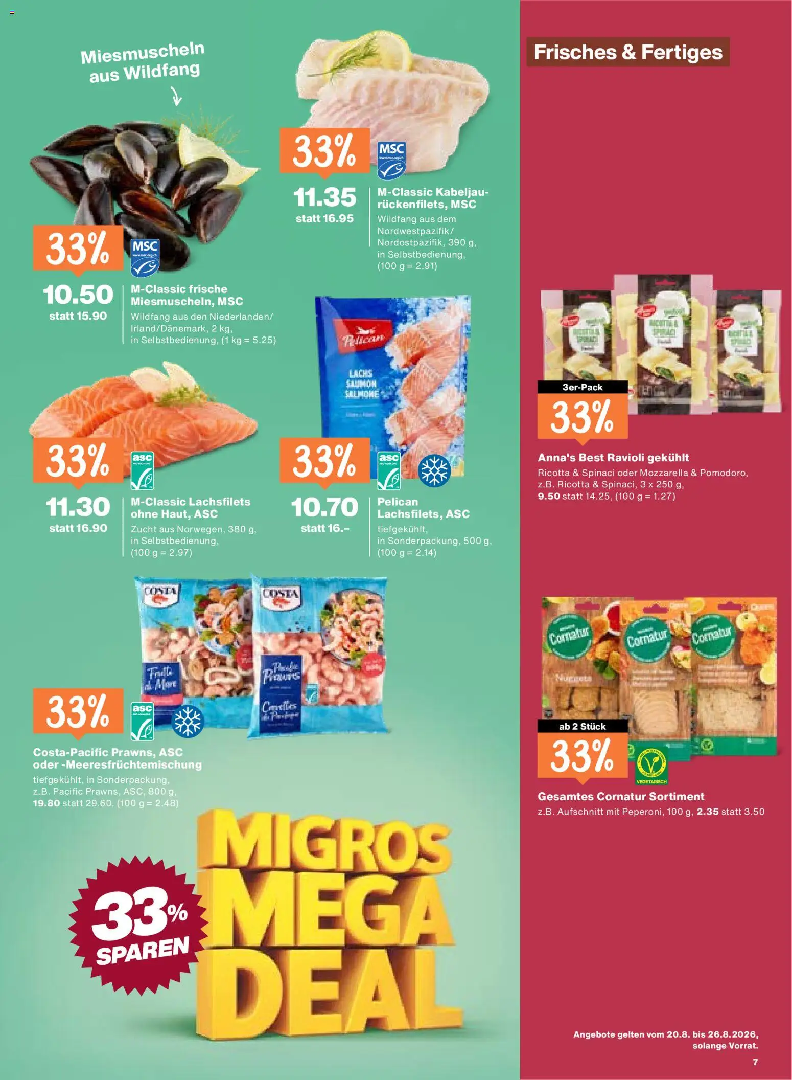 Migros aktionen – gültig ab 20.08.2026 | Seite: 7