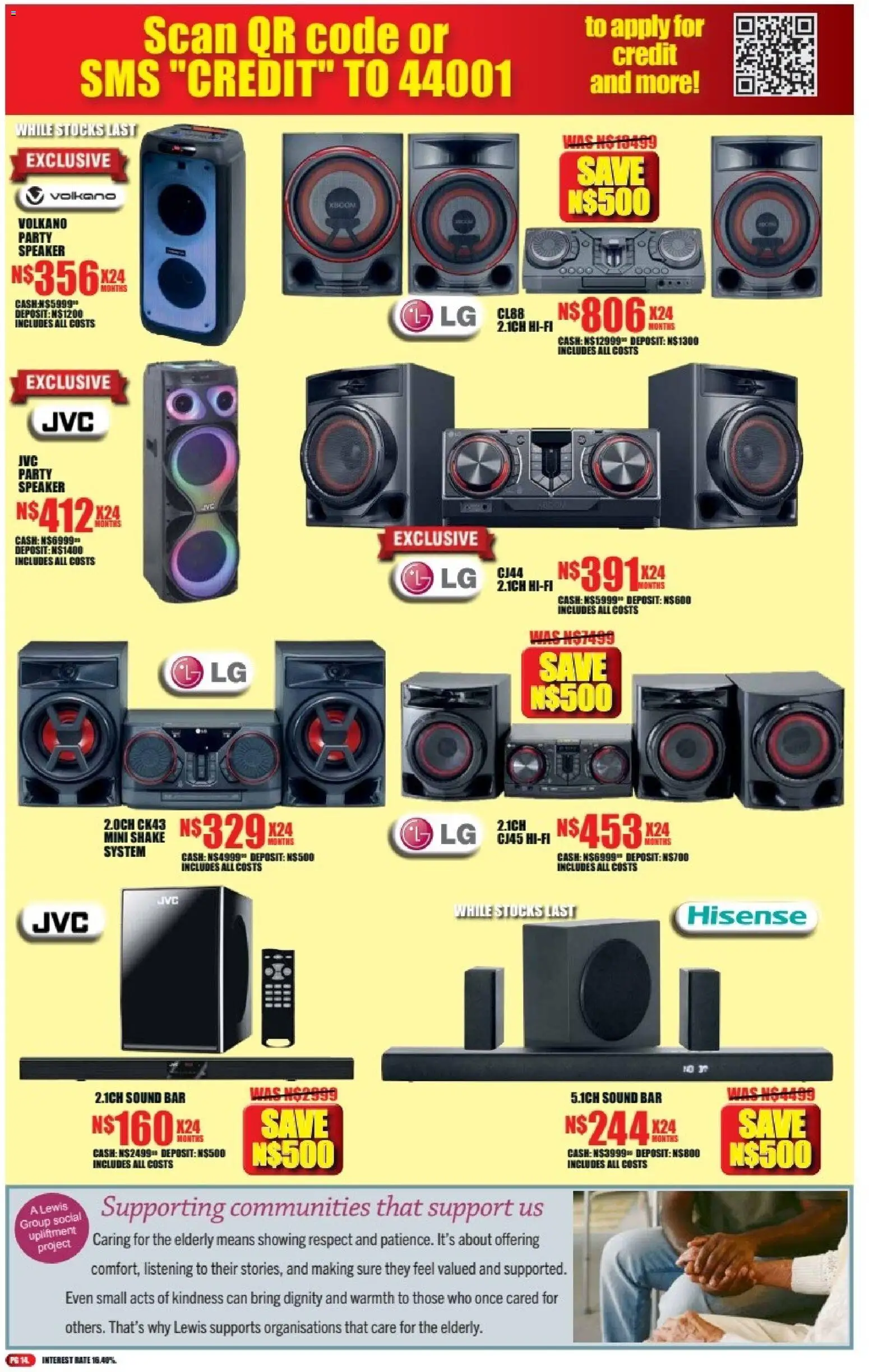 New Lewis Stores catalogue – valid from 06/07/2026 | Page: 14 | Products: Speaker