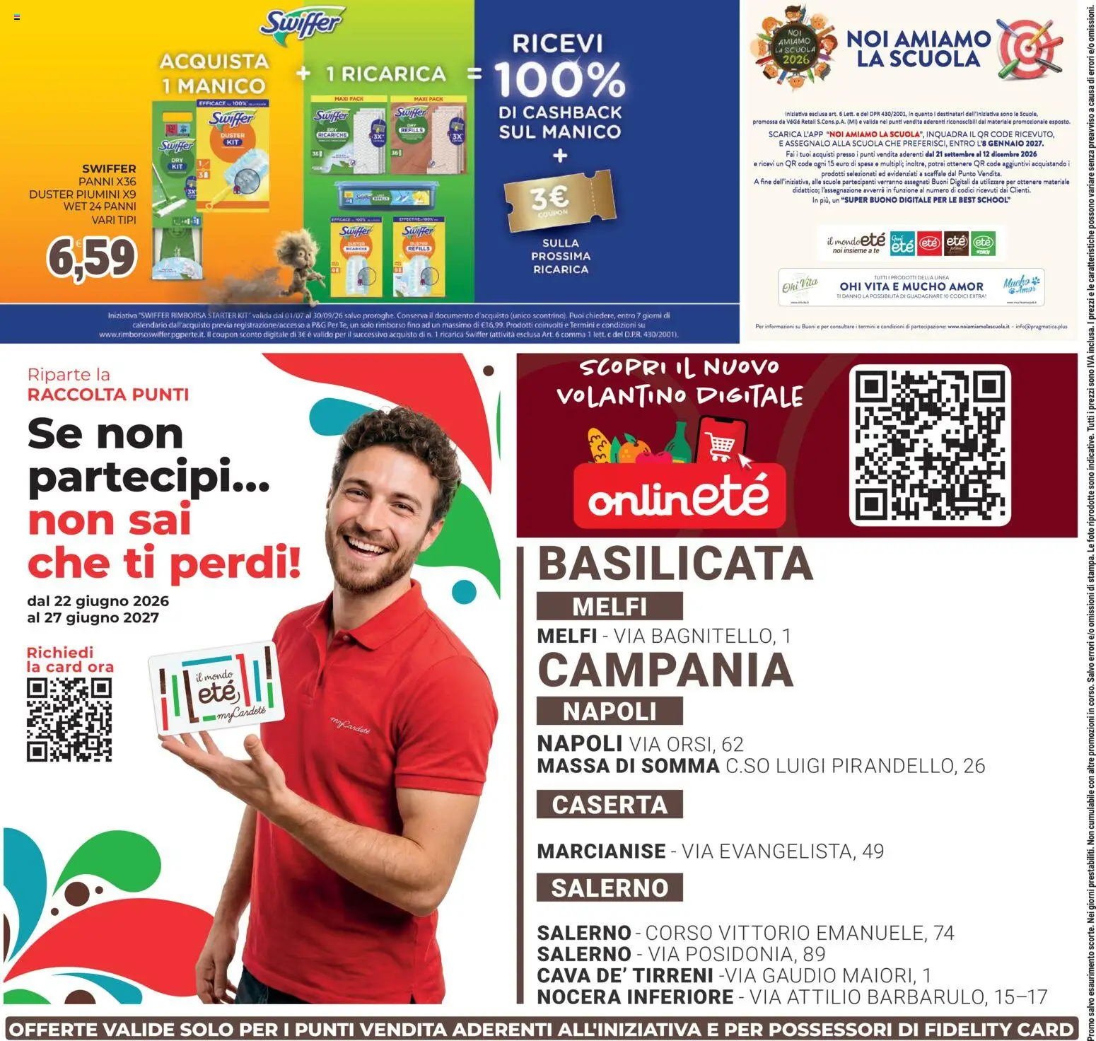 Volantino Eté del 22/09/2026 | Pagina: 24 | Prodotti: Tè, Scaffale, Panni