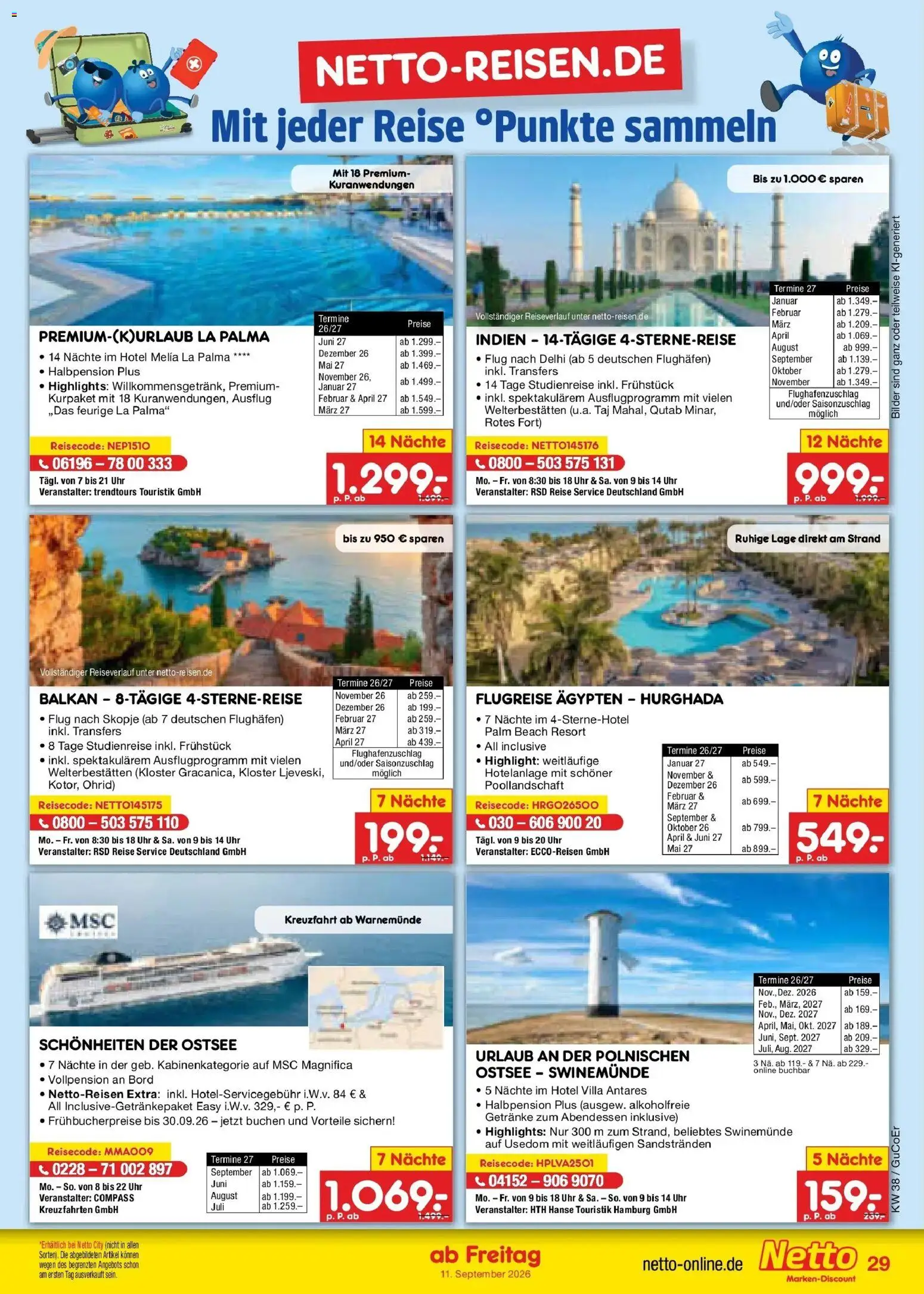 Netto Marken-Discount Prospekt Naumburg – gültig ab 14.09.2026 | Seite: 41 | Produkte: Bilder, Uhr